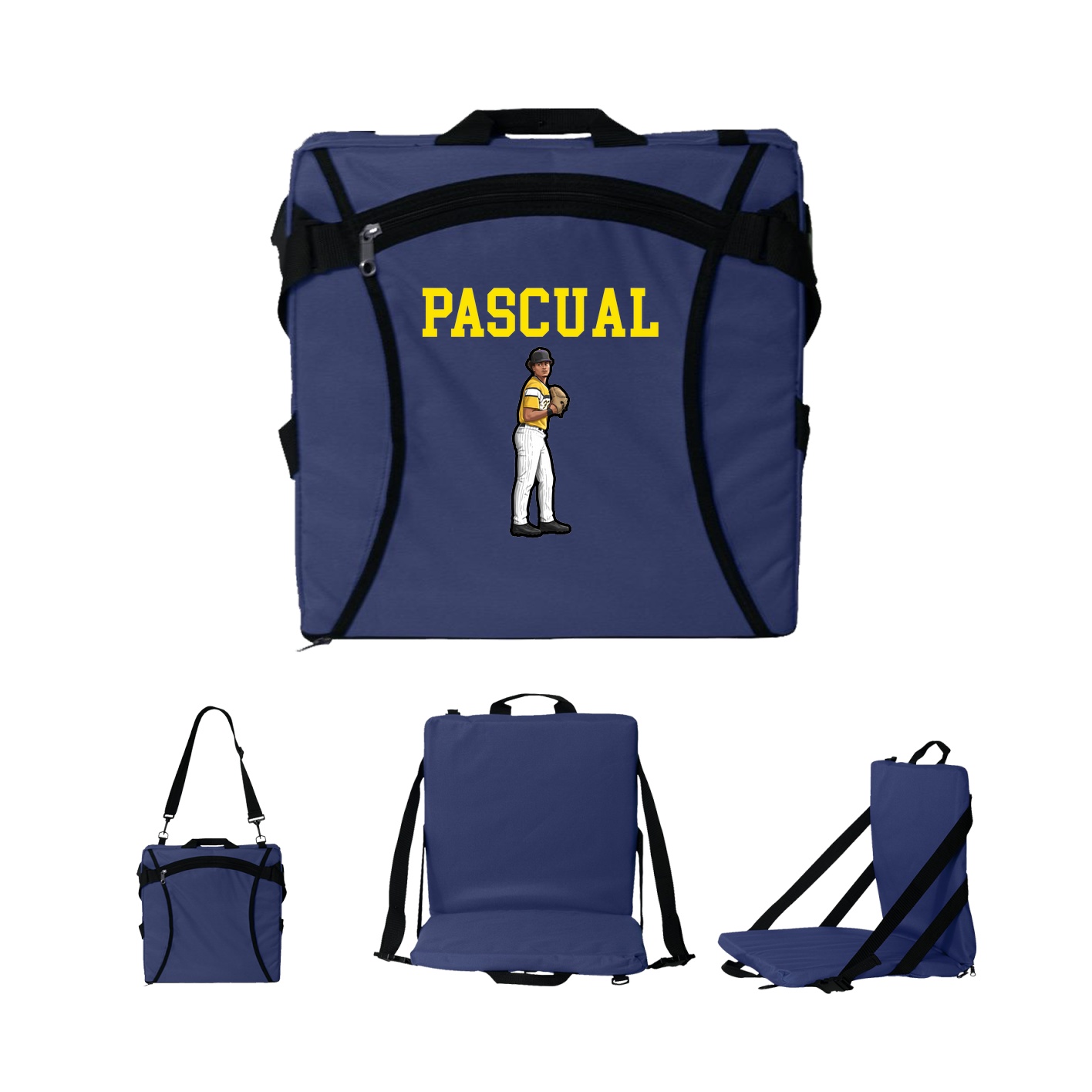 Folding Stadium Seat — Shirsey in Navy