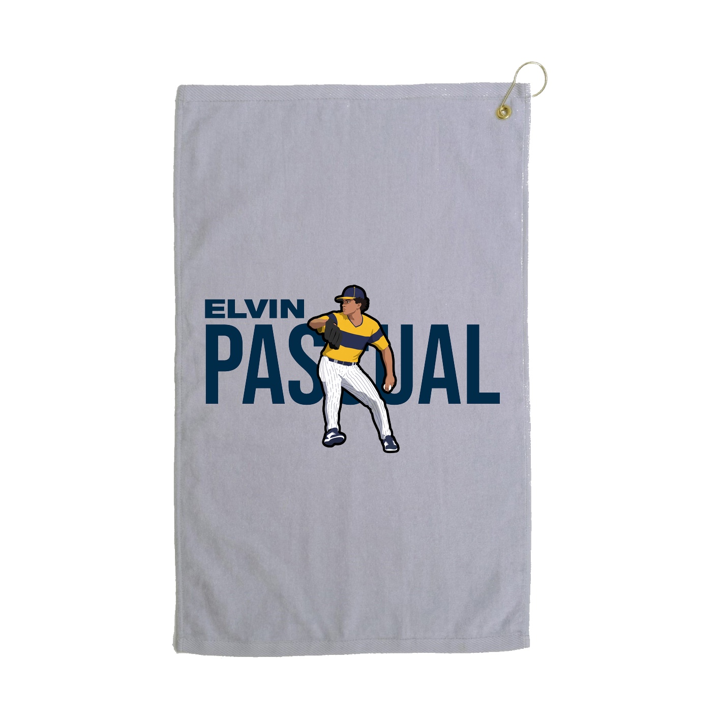 Golf Towel — Player Name in Grey