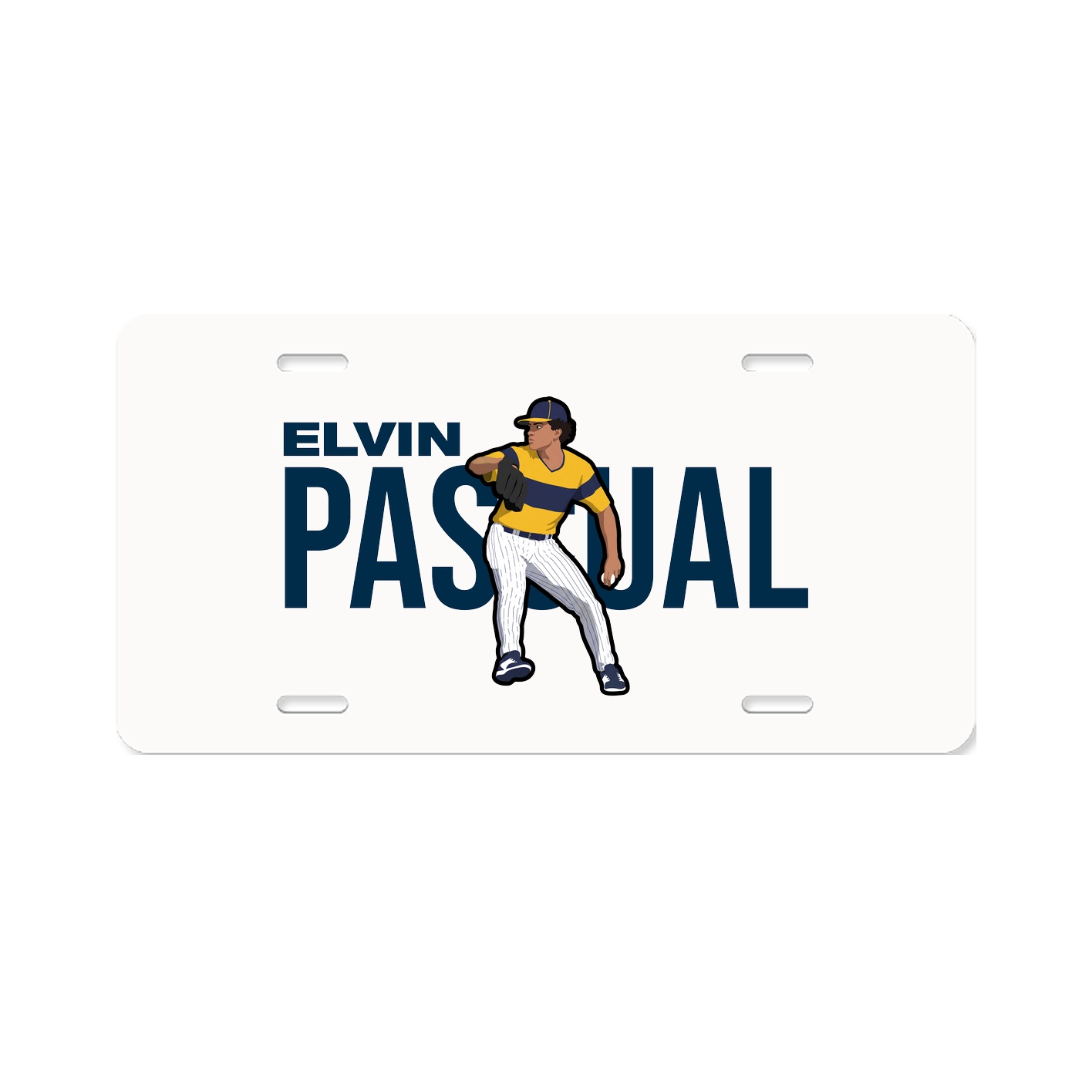 License Plate — Player Name in Classic