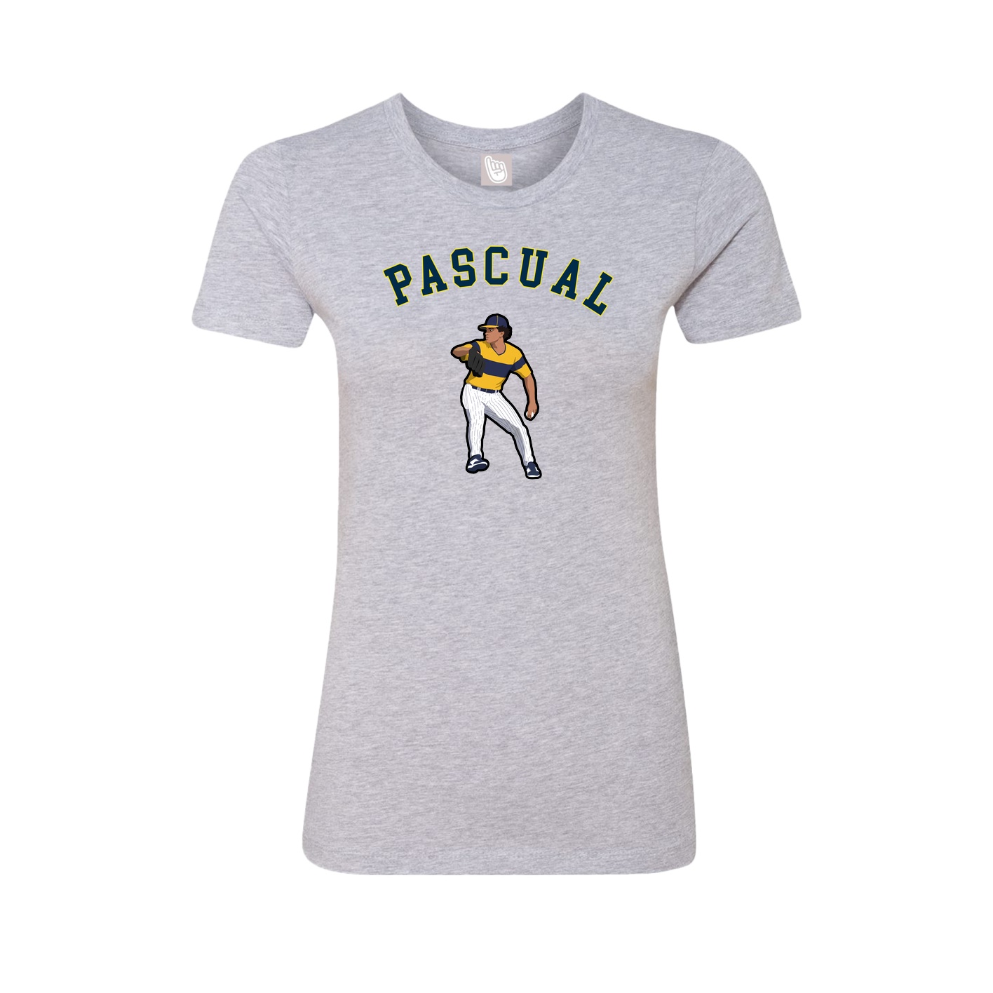 Fitted Women's Tee — Shirsey Arch in Grey