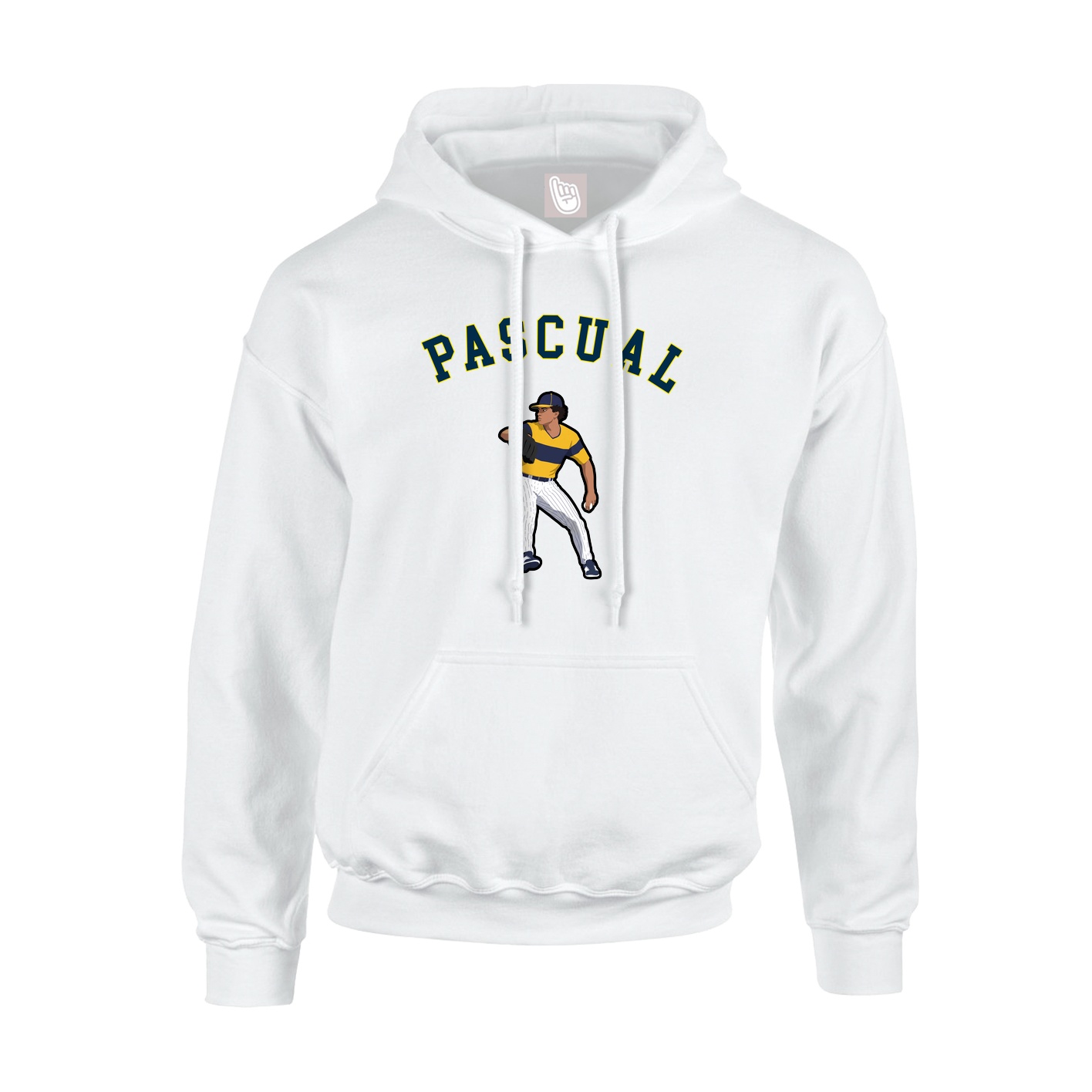 Youth Hoodie — Shirsey Arch in White