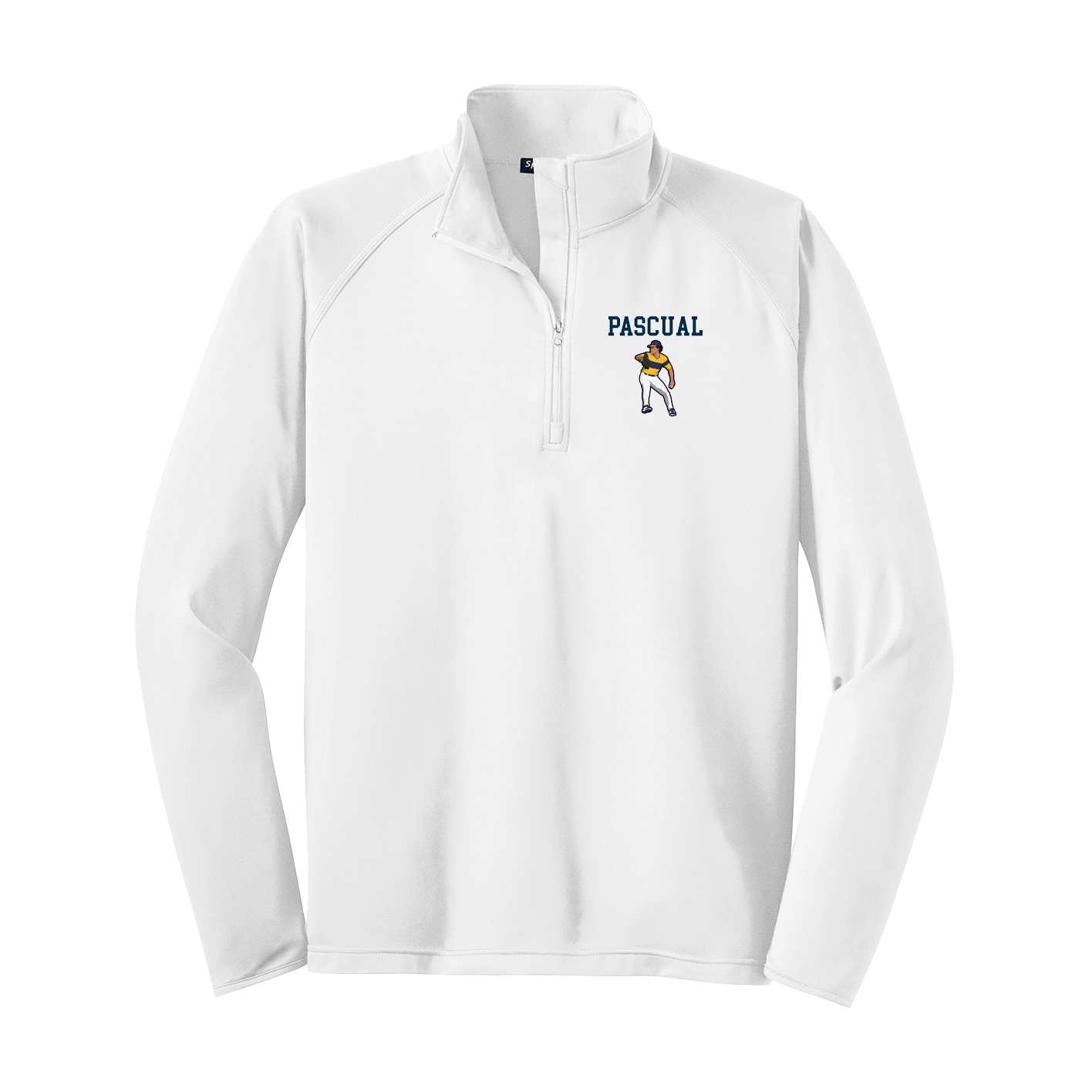 Q-Zip Pullover — Shirsey in White
