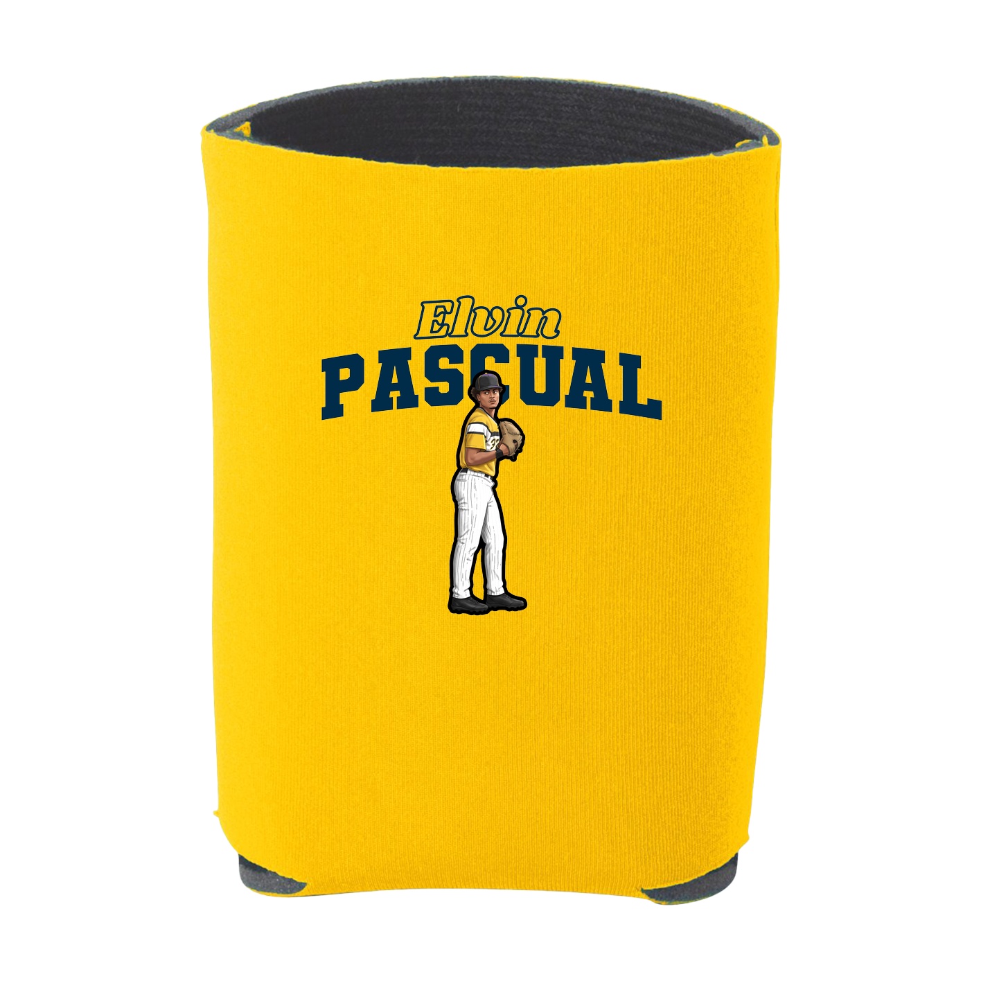 Can Holder — Name Arch in Yellow