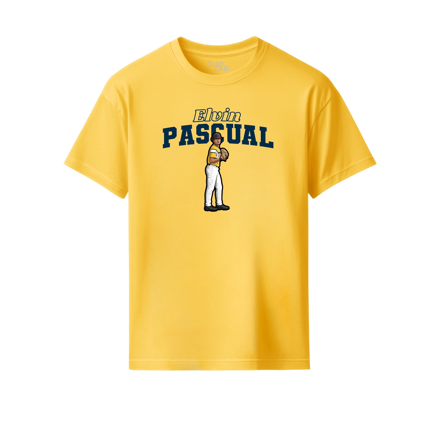 Youth Tee — Name Arch in Yellow