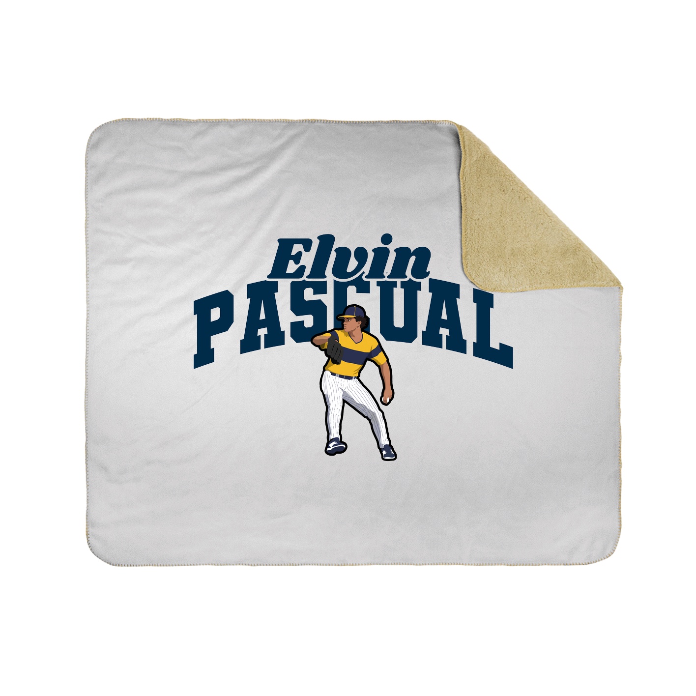 Throw Blanket — Signature Arch in White