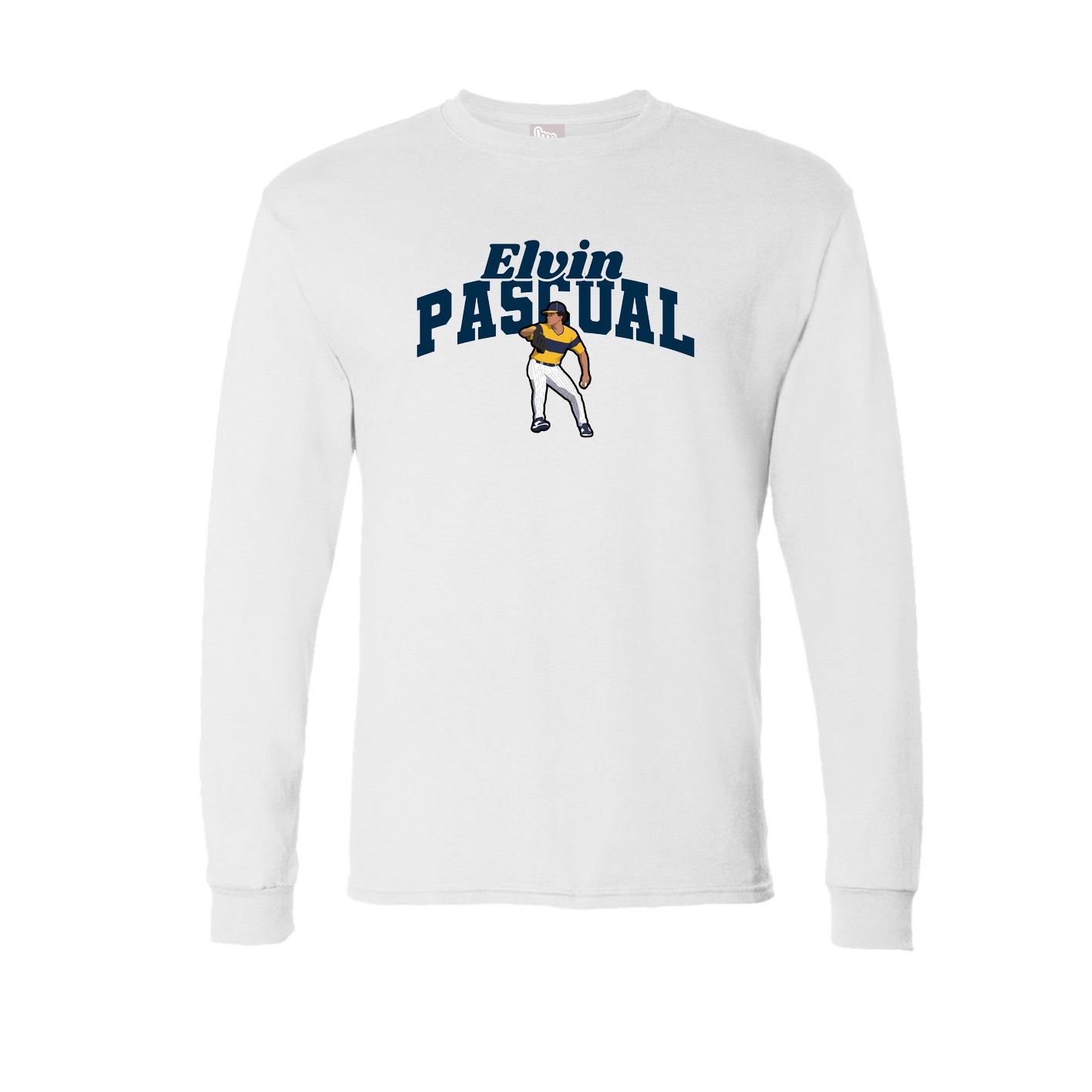 Long Sleeve Tee — Signature Arch in White