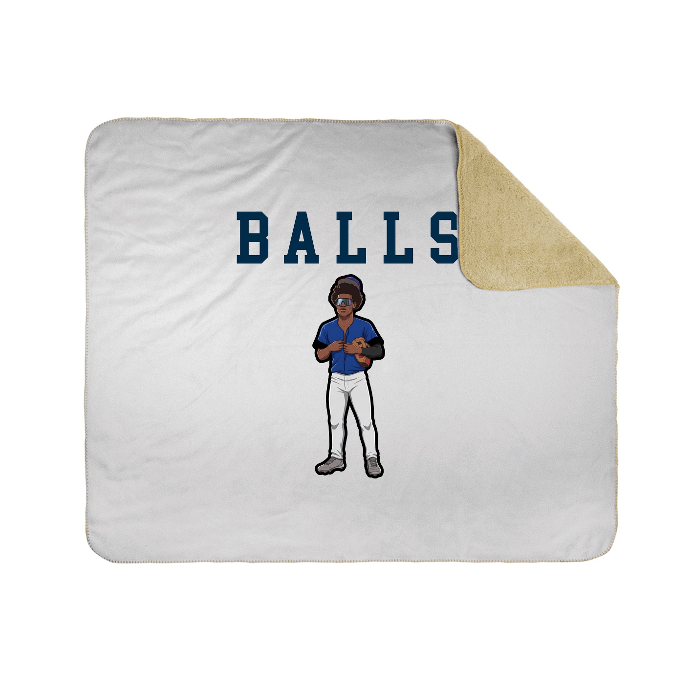 Throw Blanket — Shirsey in White