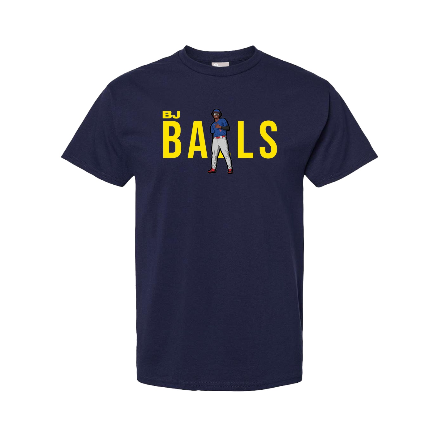 Youth Tee — Player Name in Navy