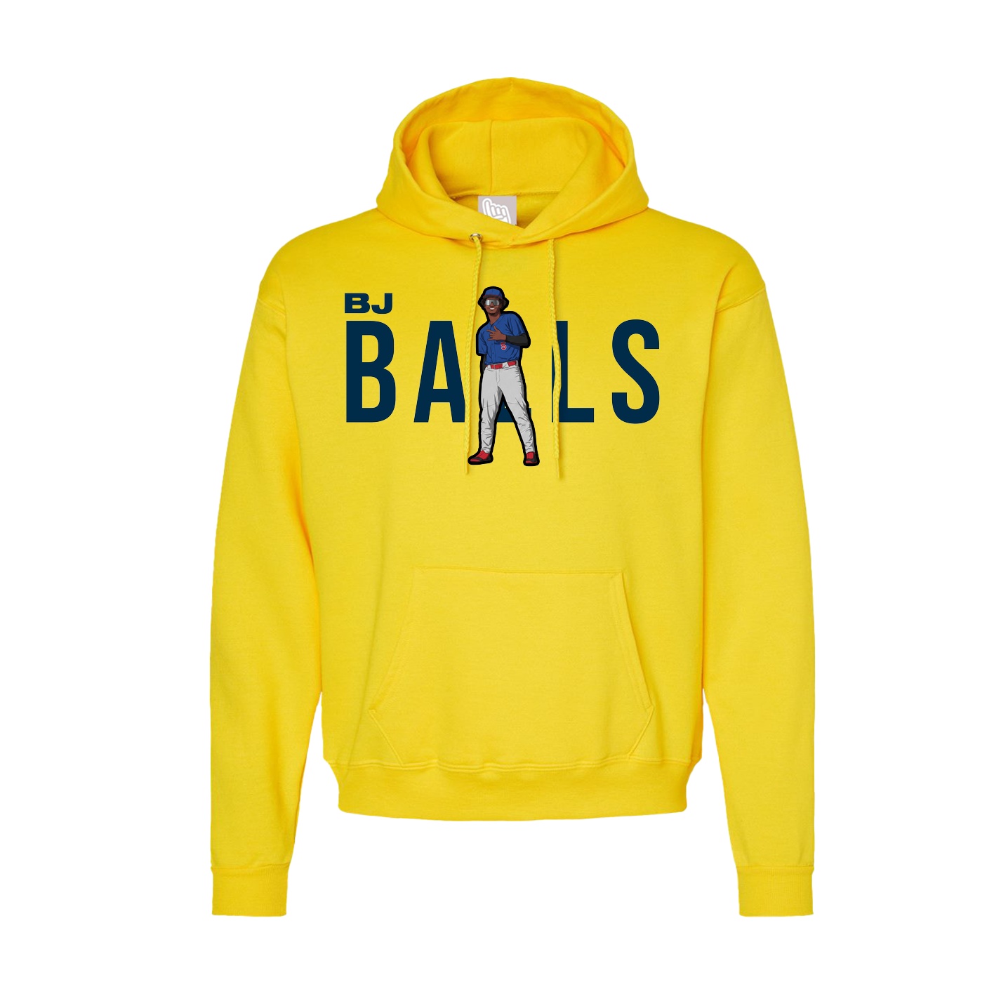Hoodie — Player Name in Yellow