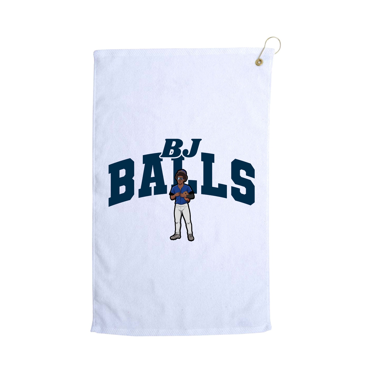 Golf Towel — Signature Arch in White