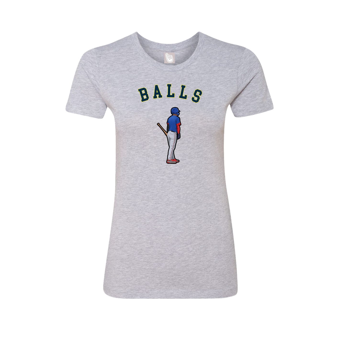 Fitted Women's Tee — Shirsey Arch in Grey