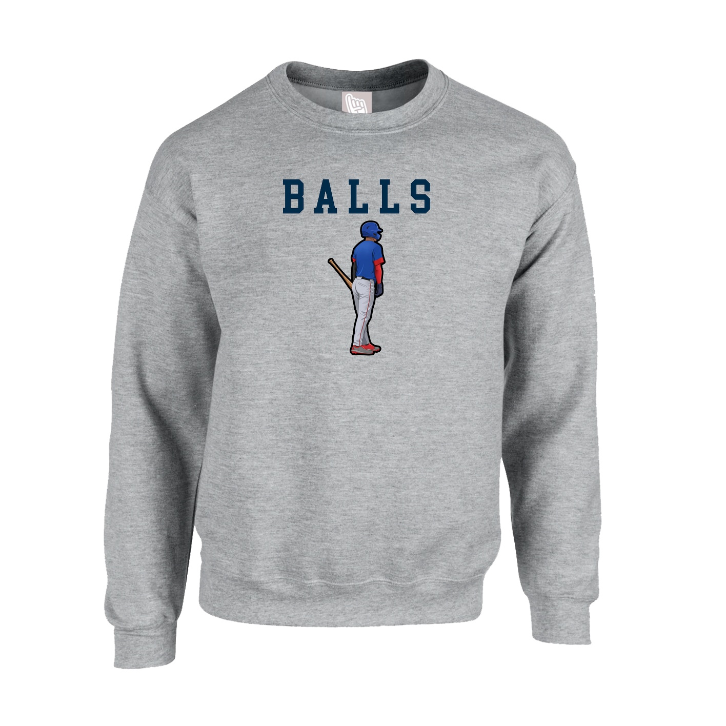 Fleece Crew — Shirsey in Grey