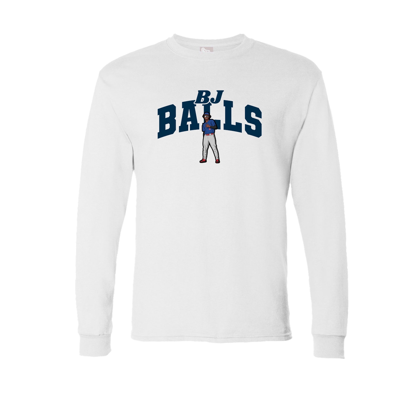 Long Sleeve Tee — Signature Arch in White