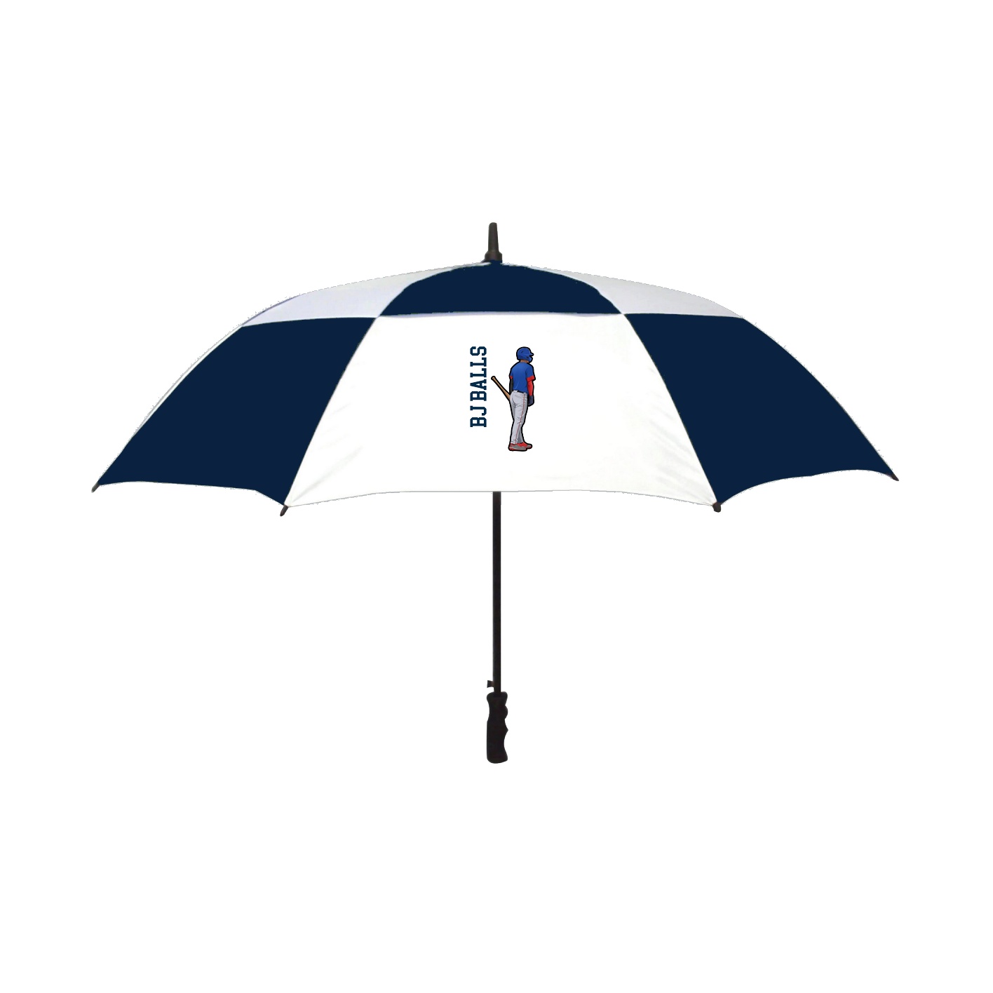 Golf Umbrella — Name Vertical in Navy