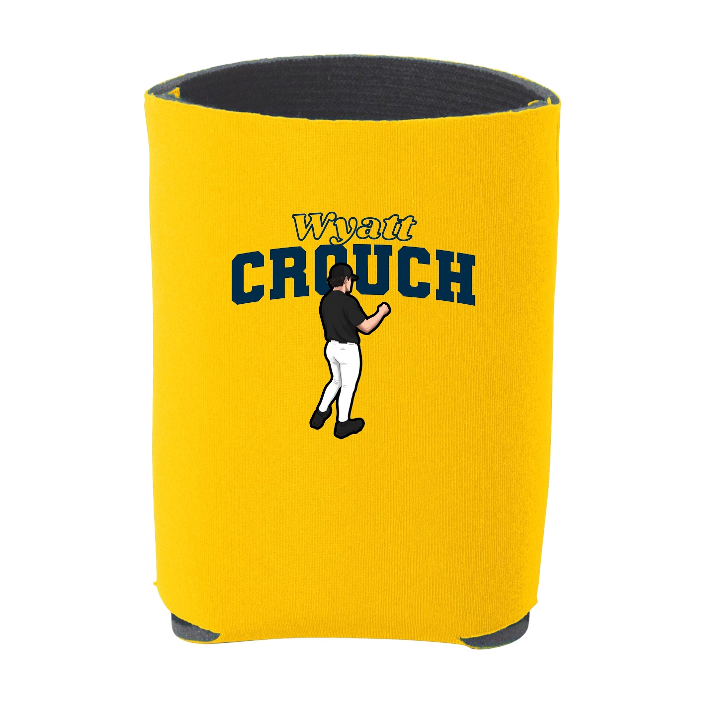 Can Holder — Name Arch in Yellow