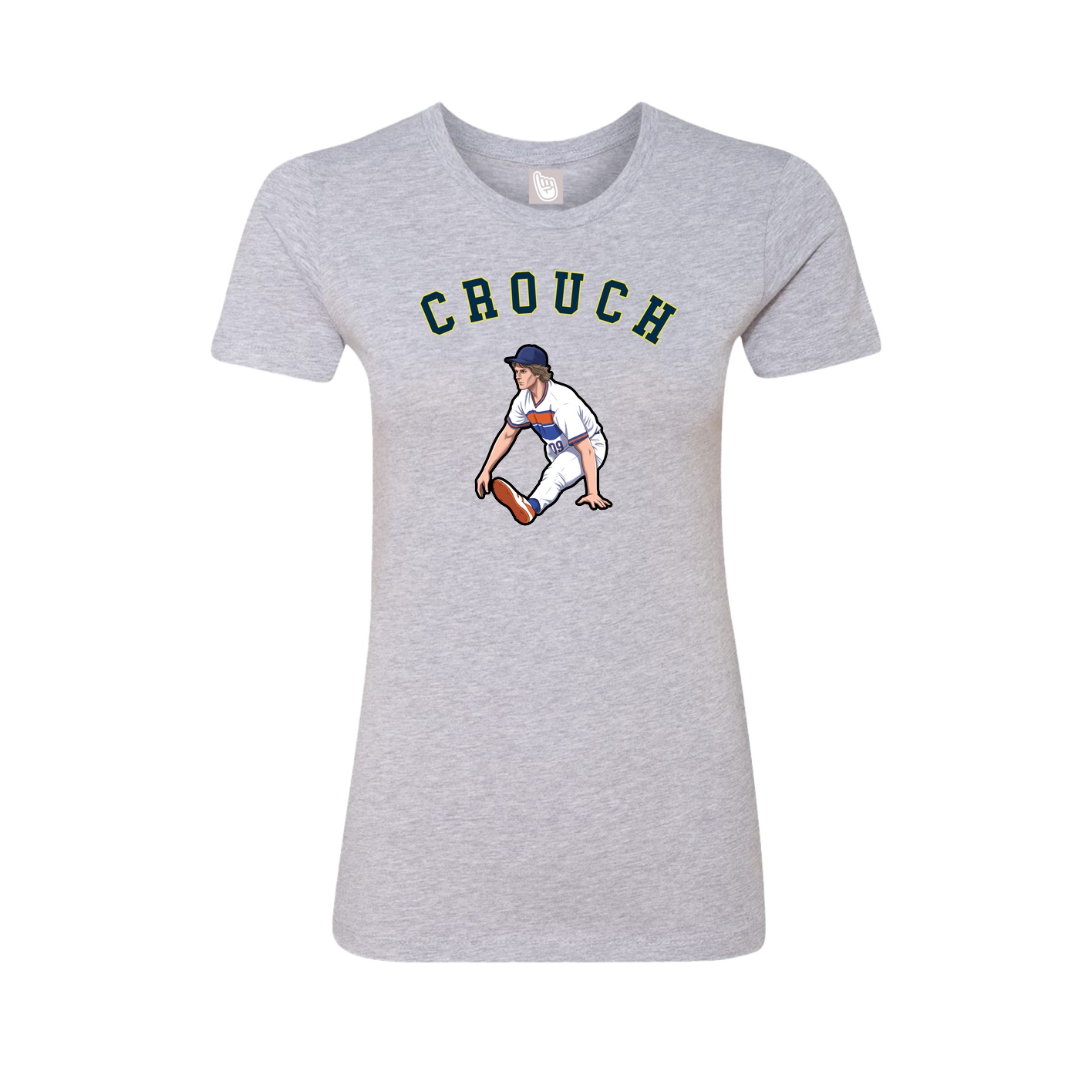 Fitted Women's Tee — Shirsey Arch in Grey