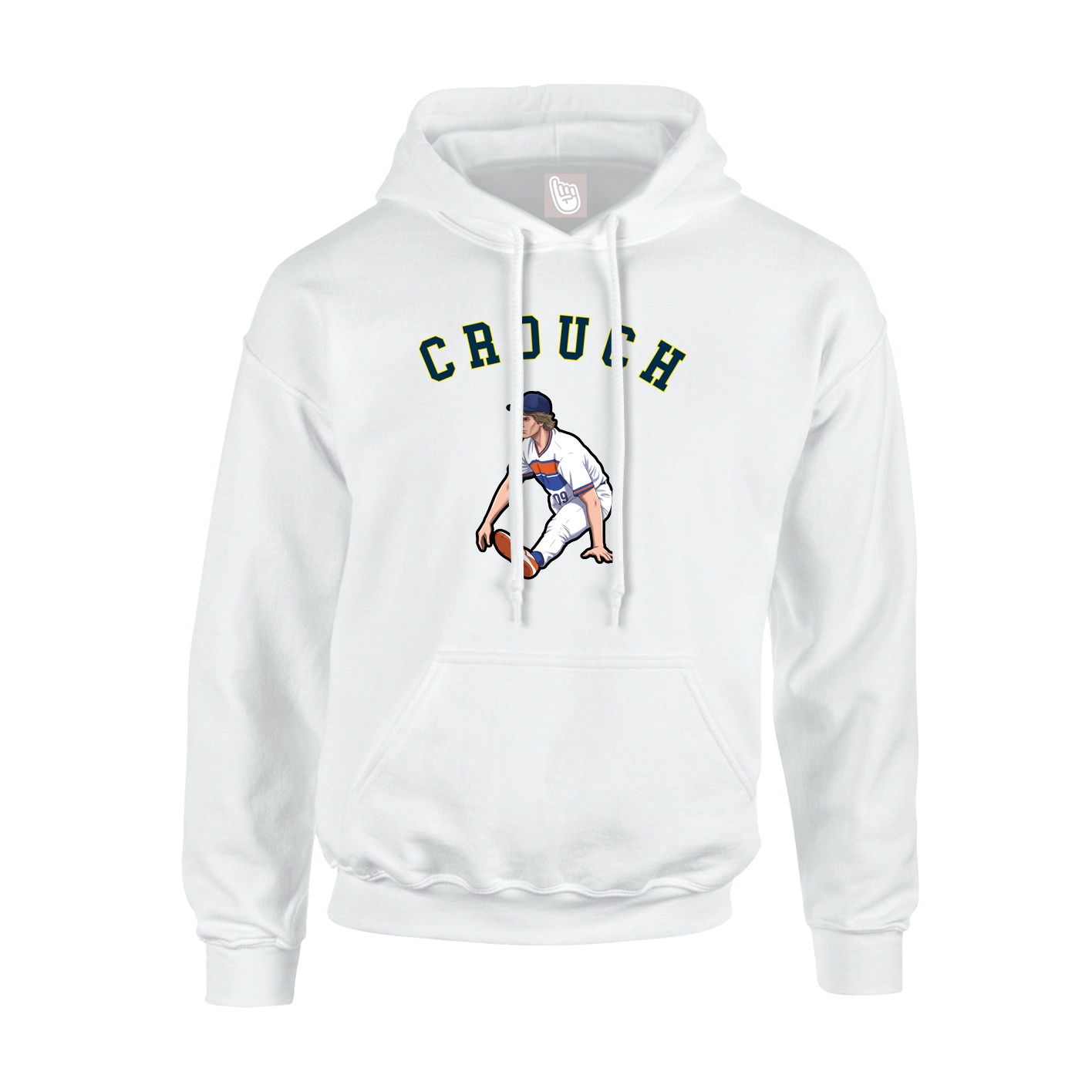 Youth Hoodie — Shirsey Arch in White