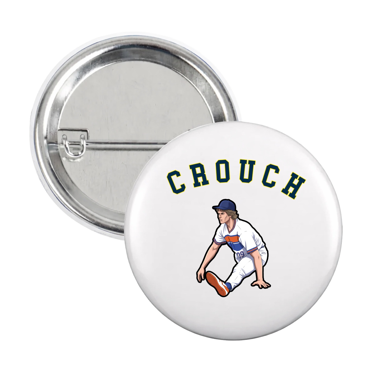 Game Day Button — Shirsey Arch in White
