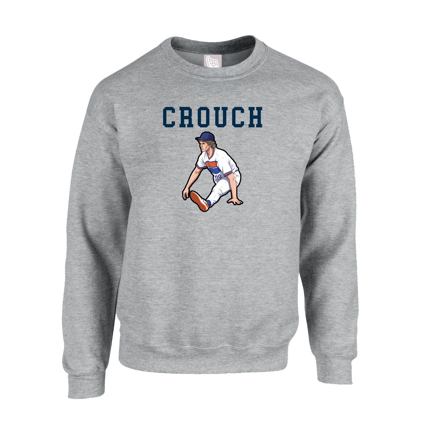 Fleece Crew — Shirsey in Grey