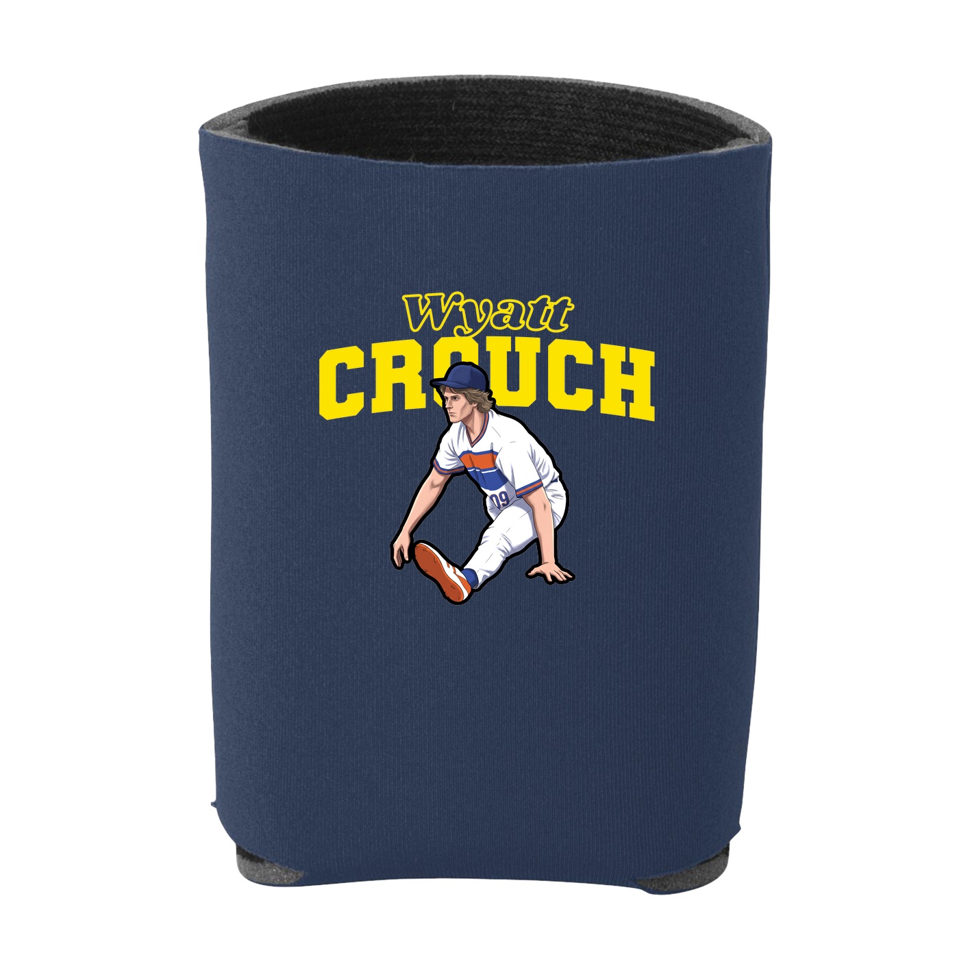 Can Holder — Name Arch in Navy