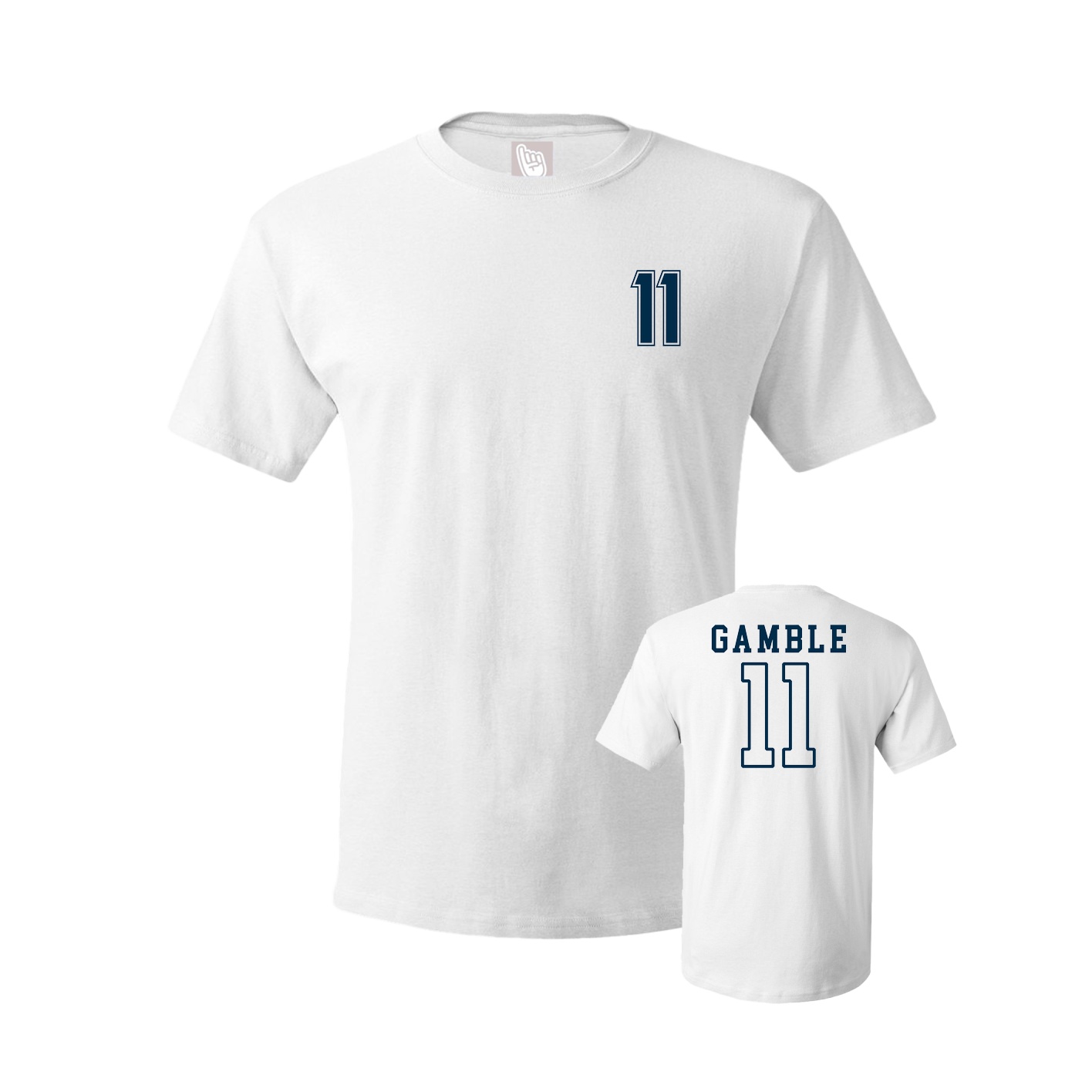 Tee — Chest Back in White