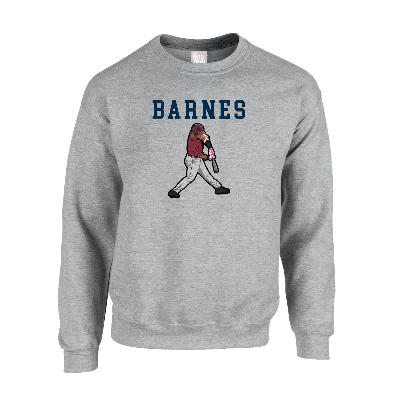 Fleece Crew — Shirsey in Grey