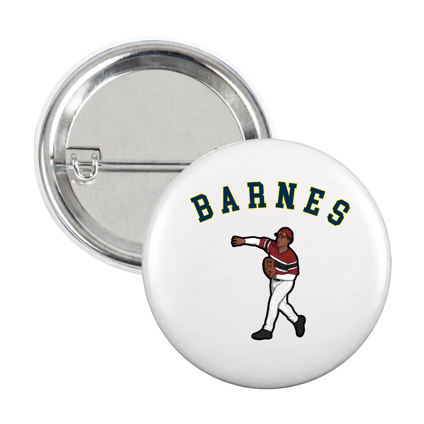 Game Day Button — Shirsey Arch in White