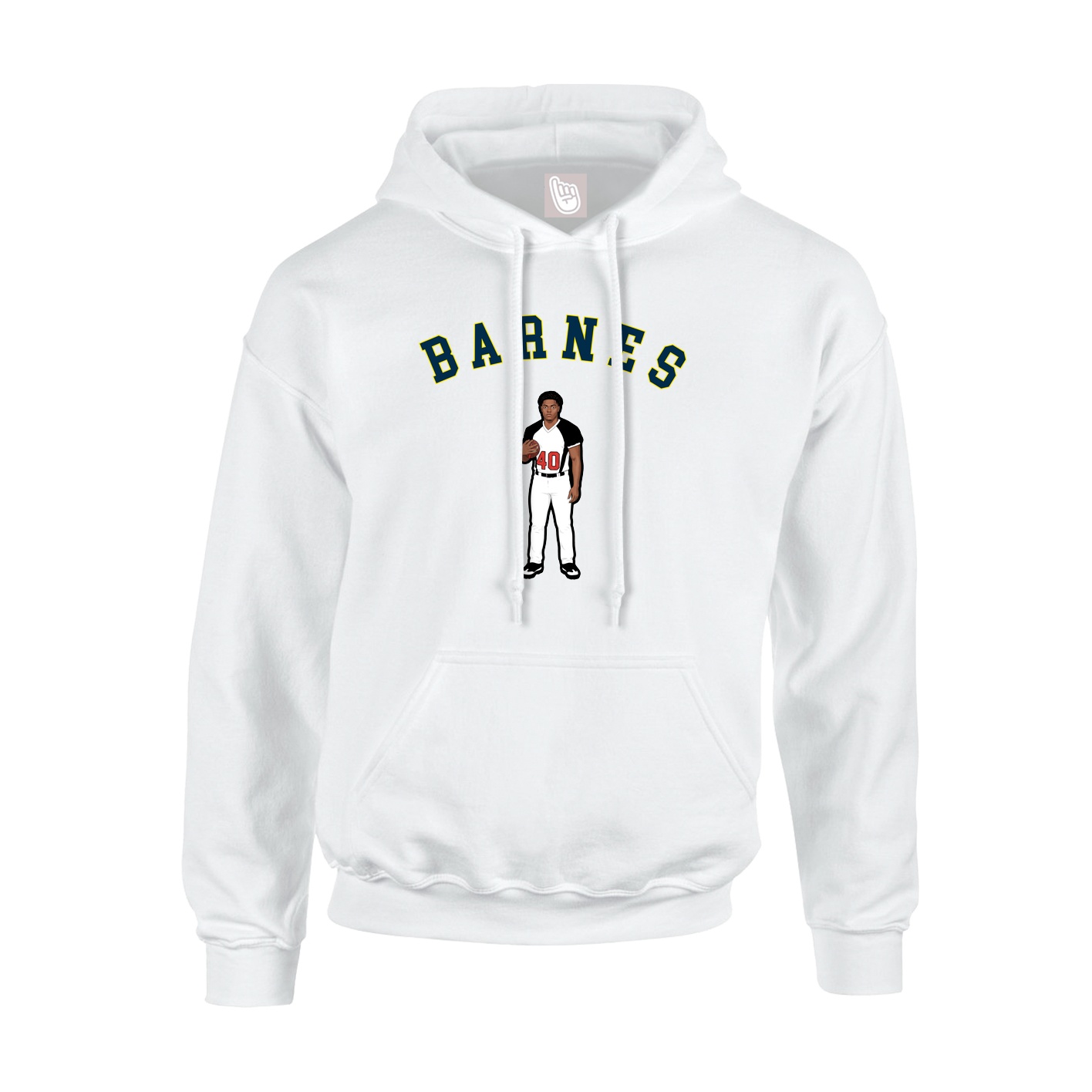 Hoodie — Shirsey Arch in White