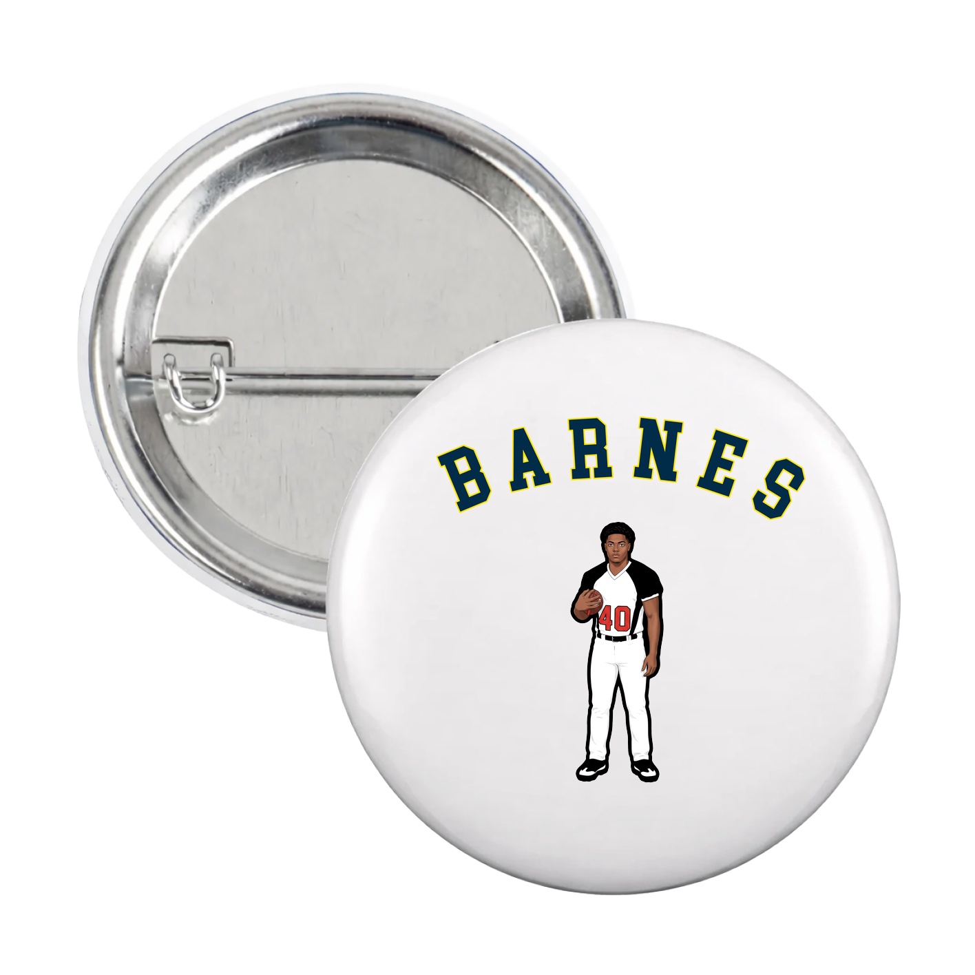 Game Day Button — Shirsey Arch in White