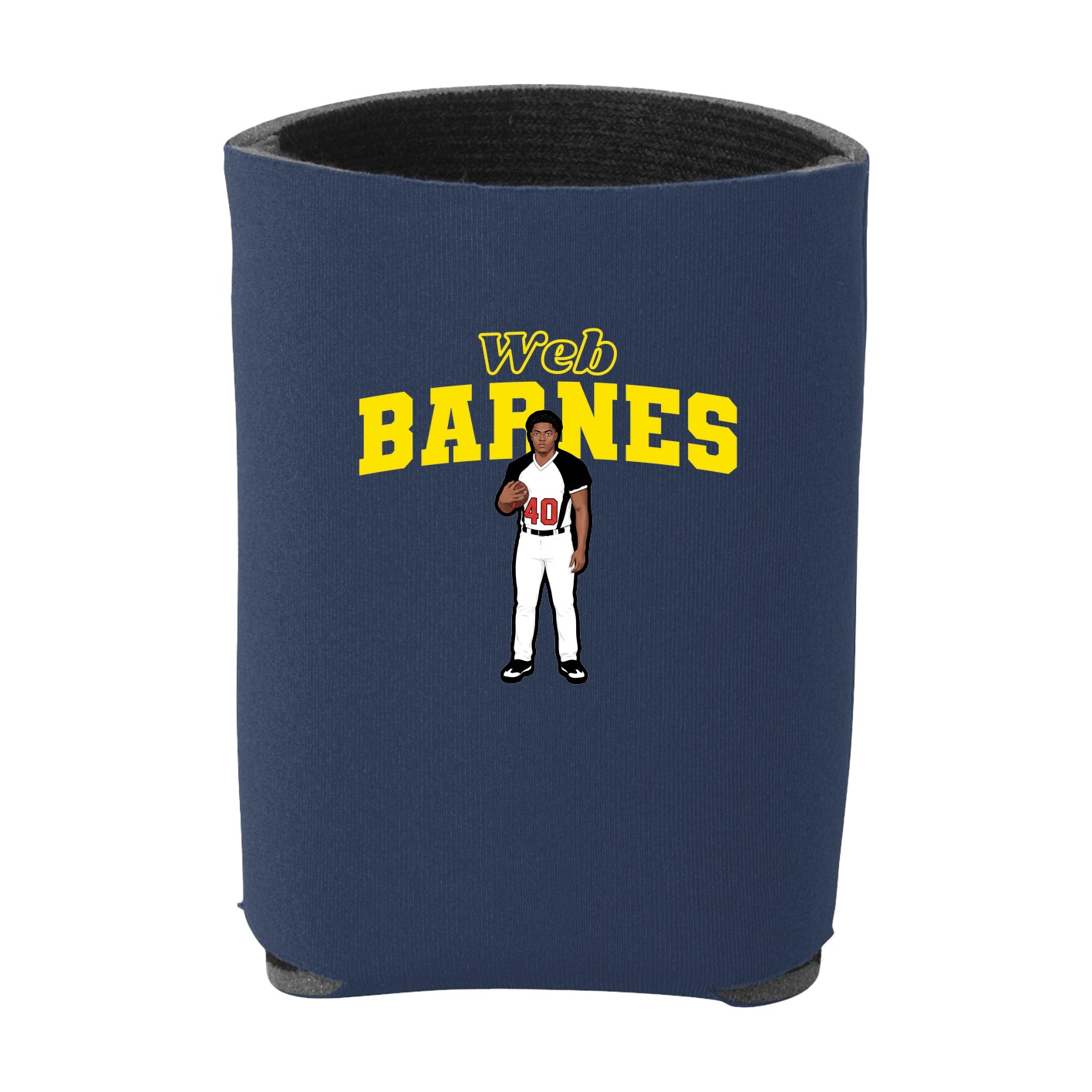 Can Holder — Name Arch in Navy