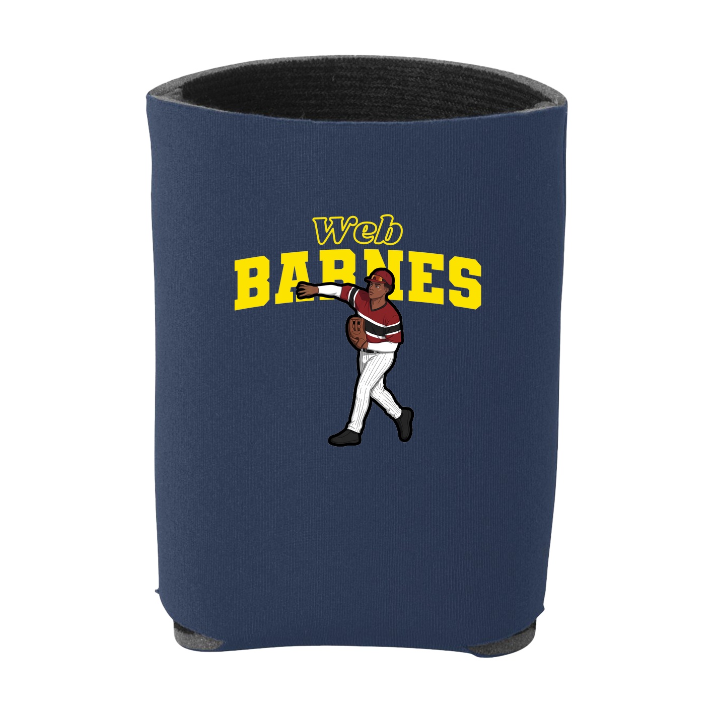 Can Holder — Name Arch in Navy