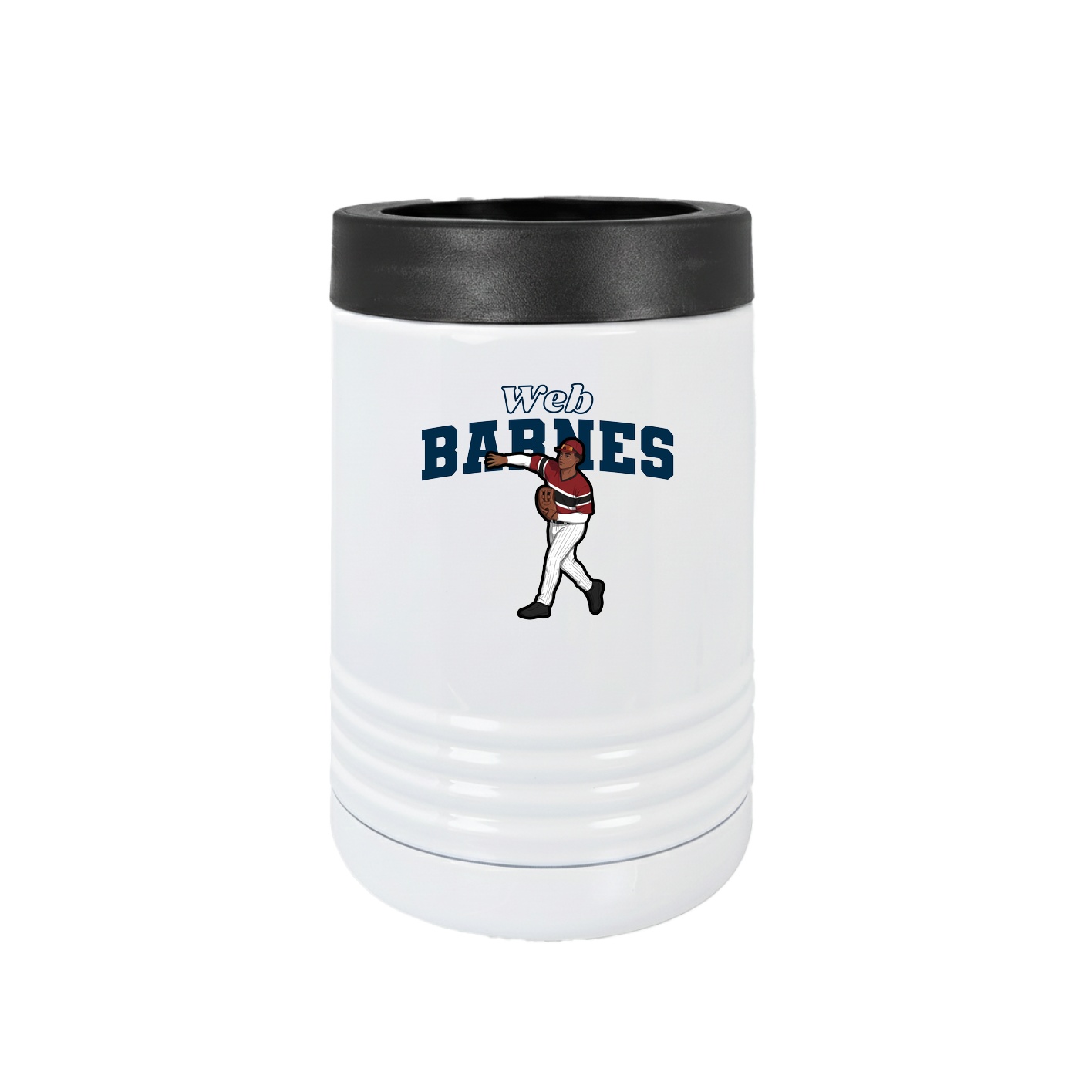 Beverage Holder — Name Arch in White