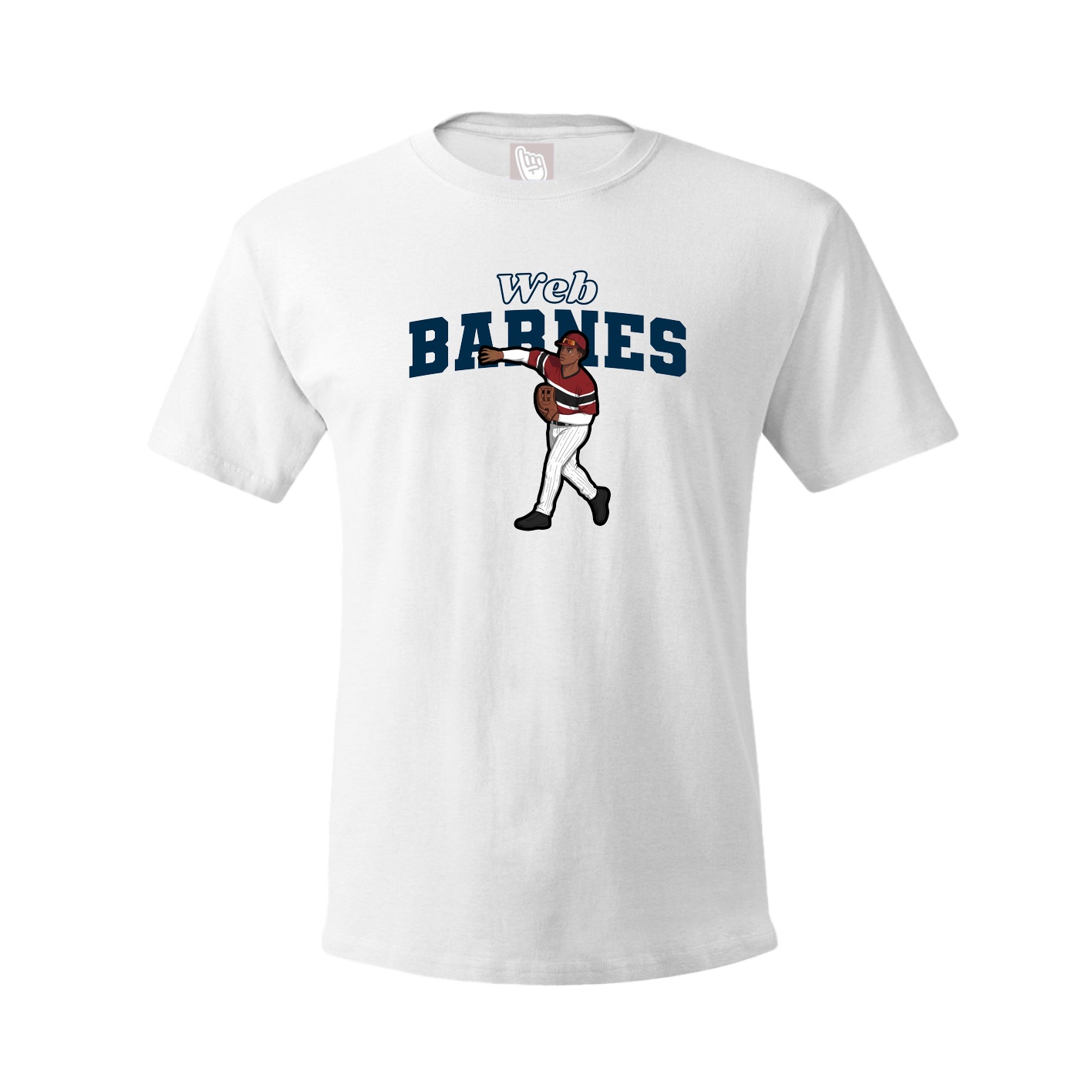 Tee — Name Arch in White