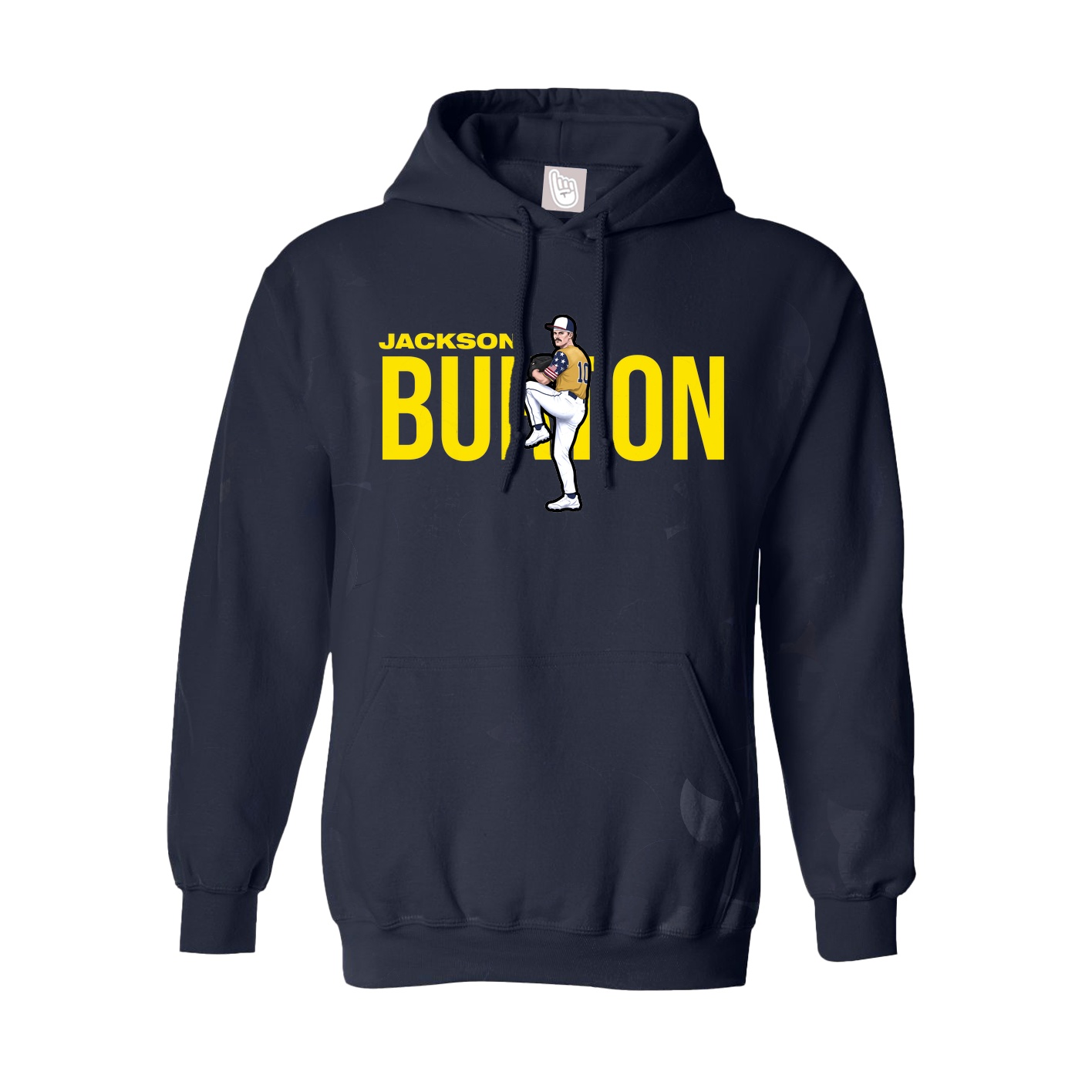 Hoodie — Player Name in Navy