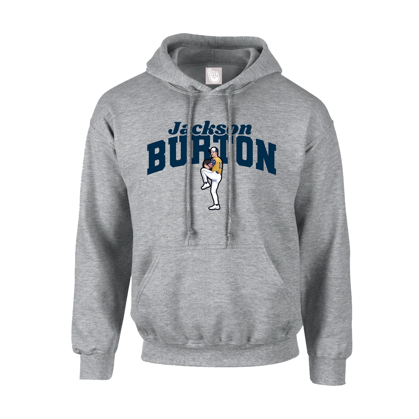 Hoodie — Signature Arch in Grey