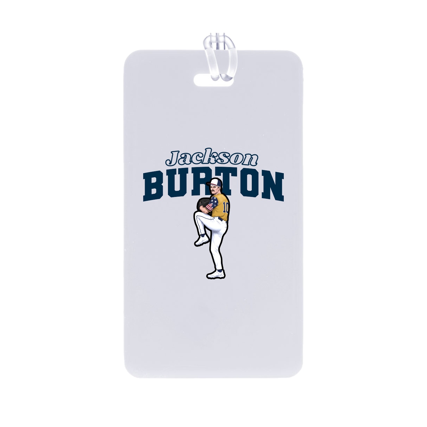 Bag Tag — Name Arch in Classic