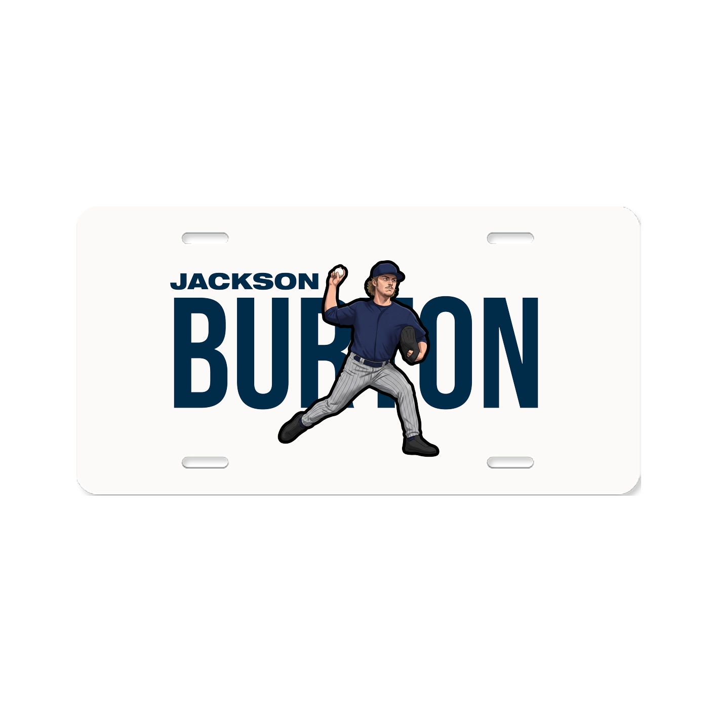 License Plate — Player Name in Classic