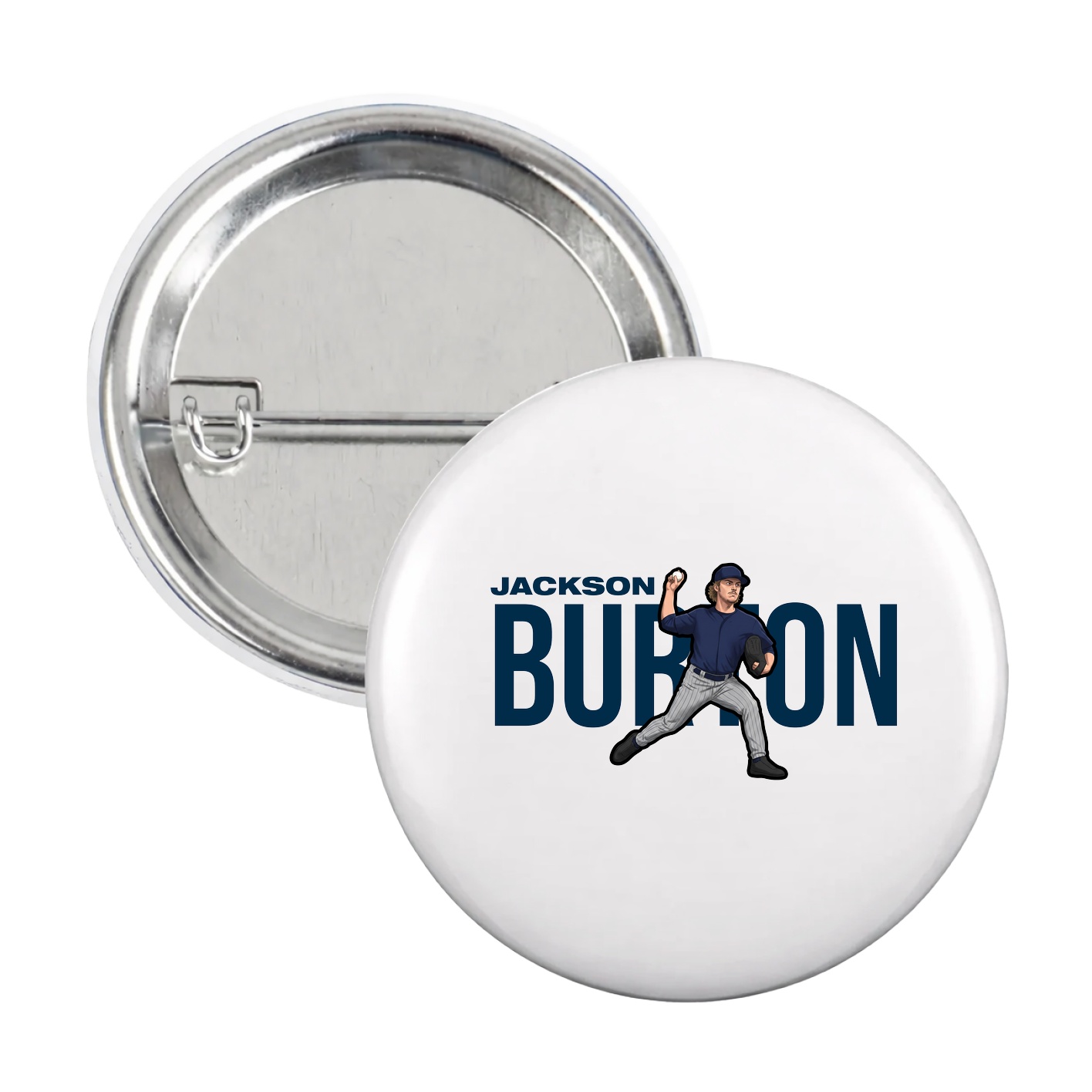 Game Day Button — Player Name in White