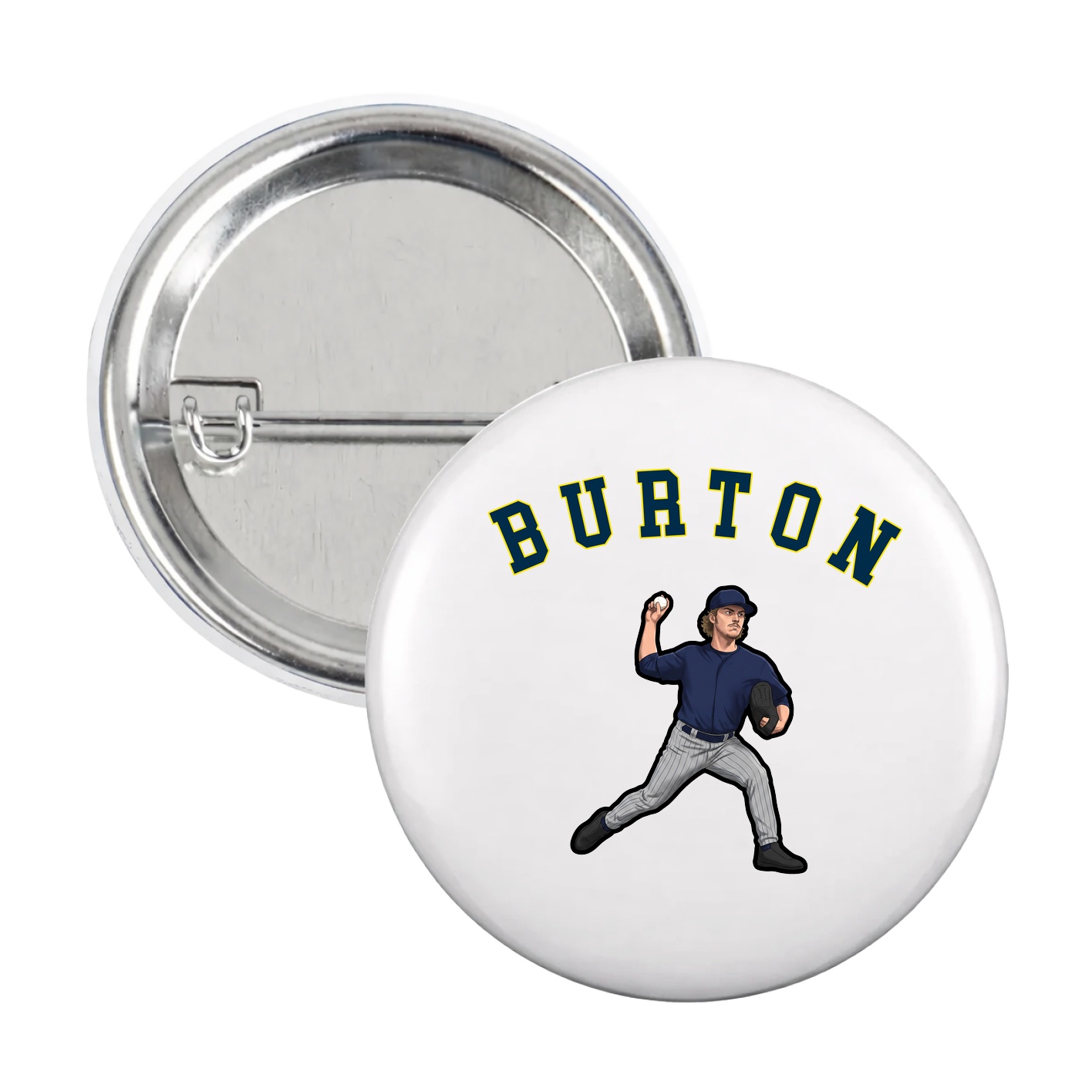 Game Day Button — Shirsey Arch in White