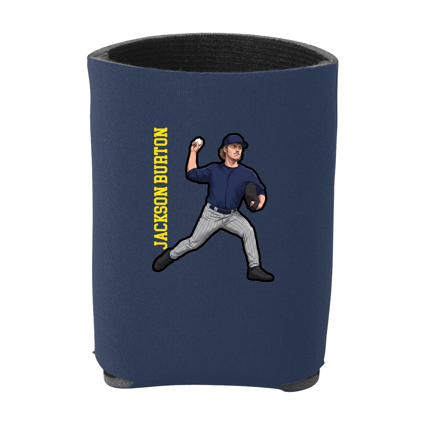 Can Holder — Name Vertical in Navy