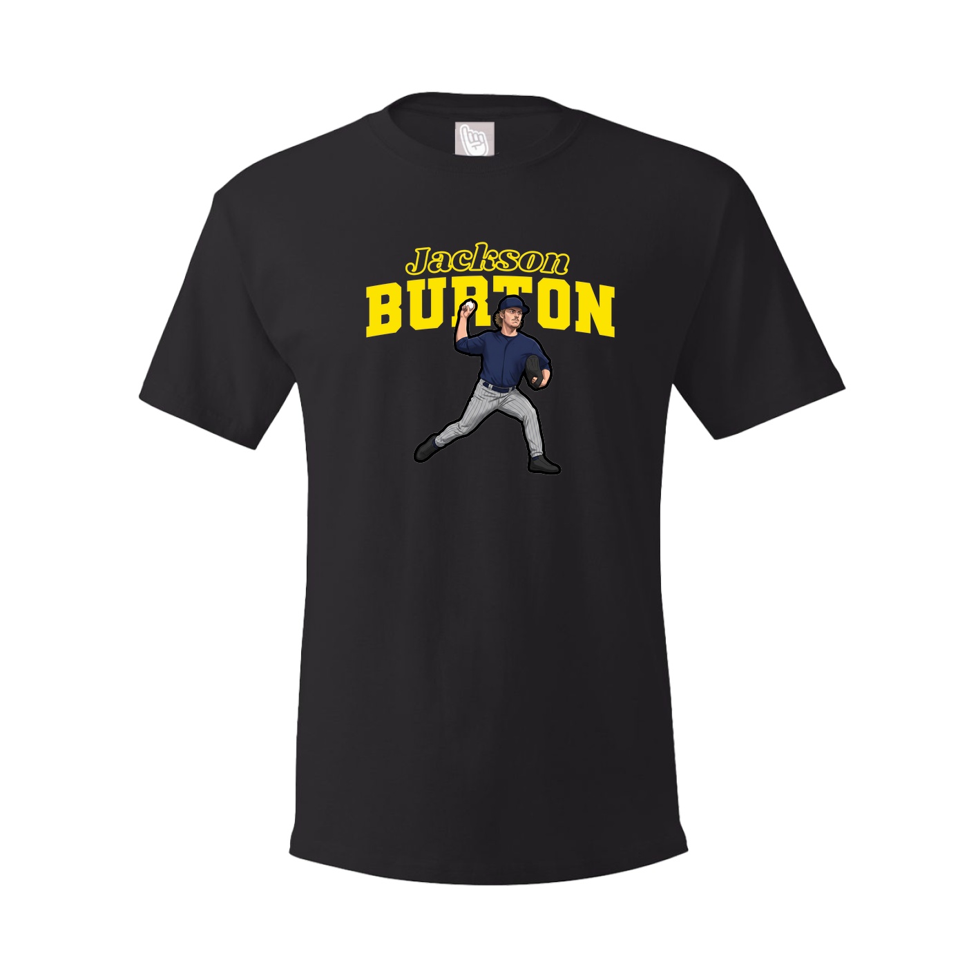 Youth Tee — Name Arch in Black