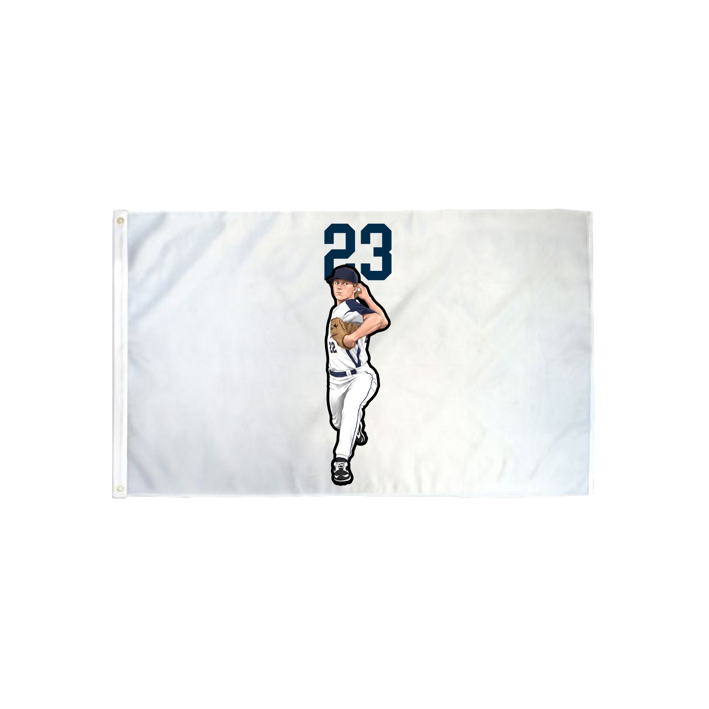 3x5 Flag — Number Top in Classic