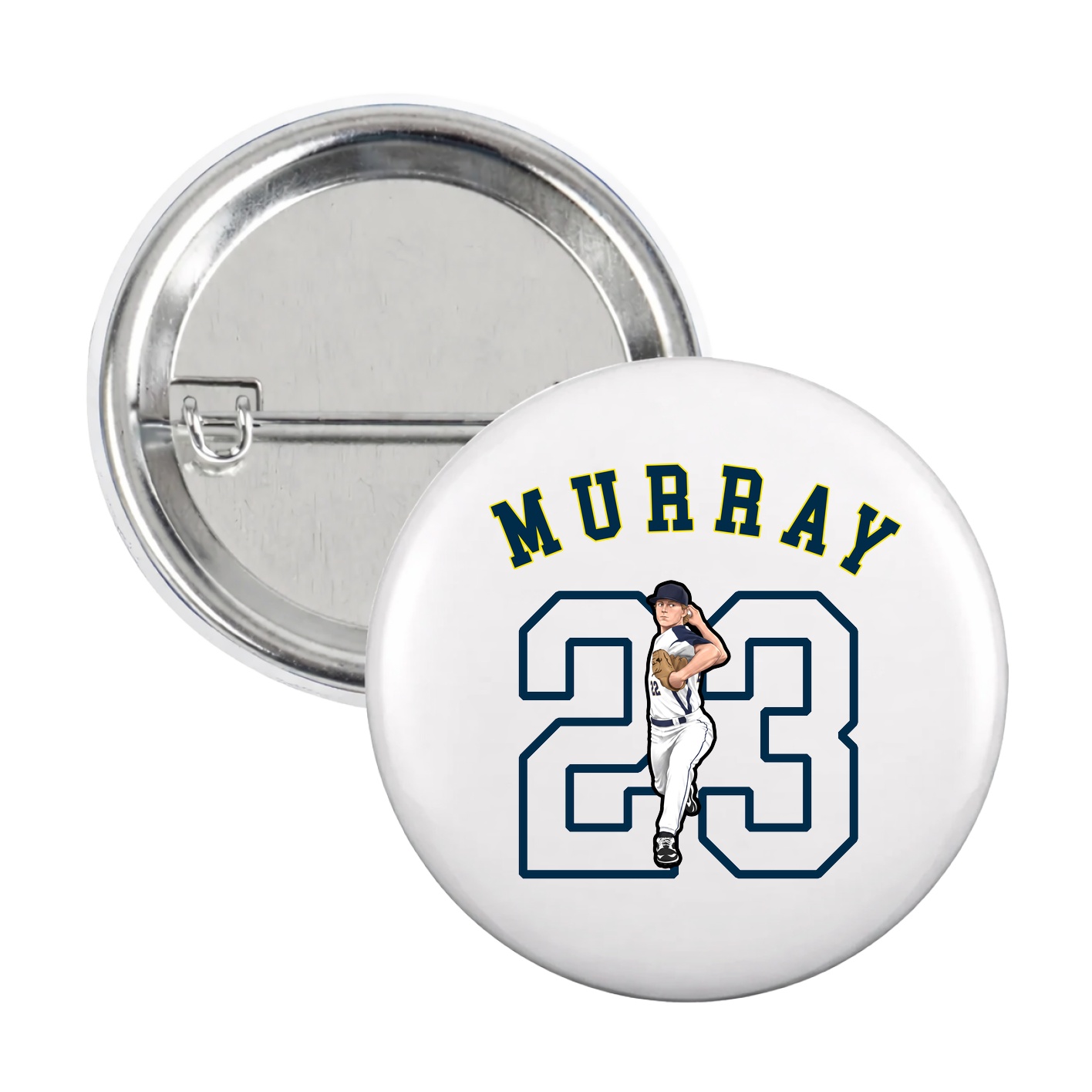 Game Day Button — Shirsey Arch in White