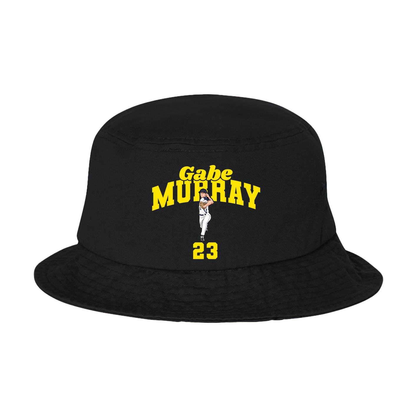 Bucket Cap — Signature Arch in Black