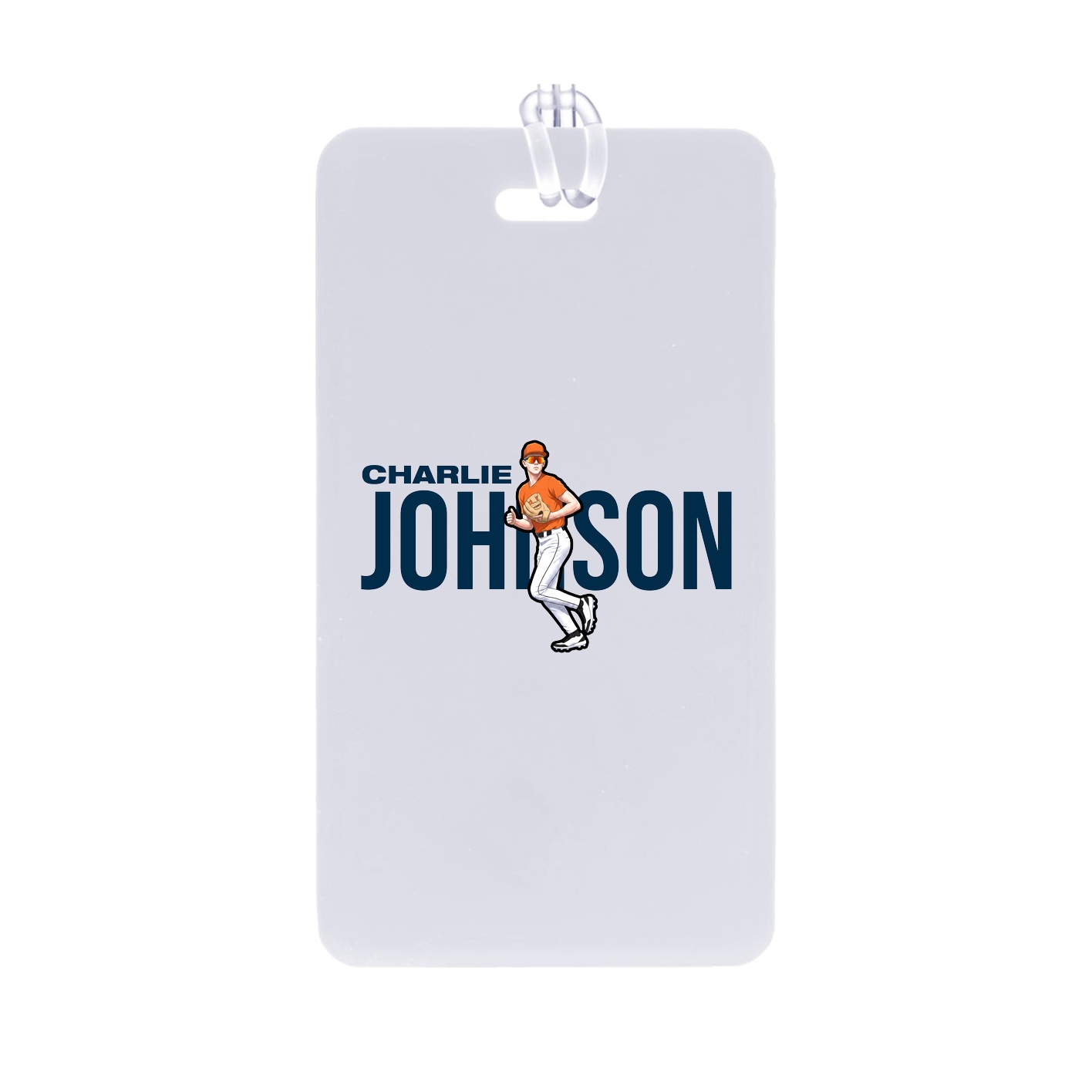 Bag Tag — Player Name in Classic