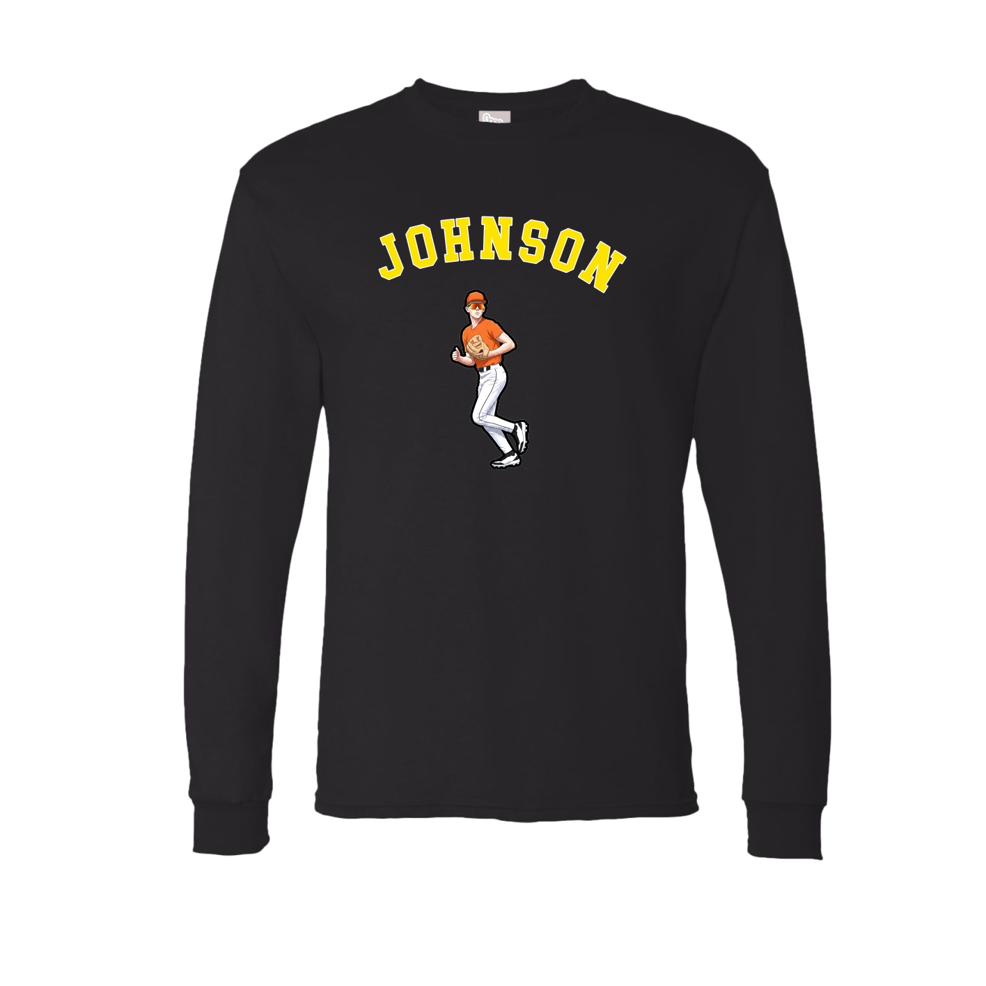 Long Sleeve Tee — Shirsey Arch in Black