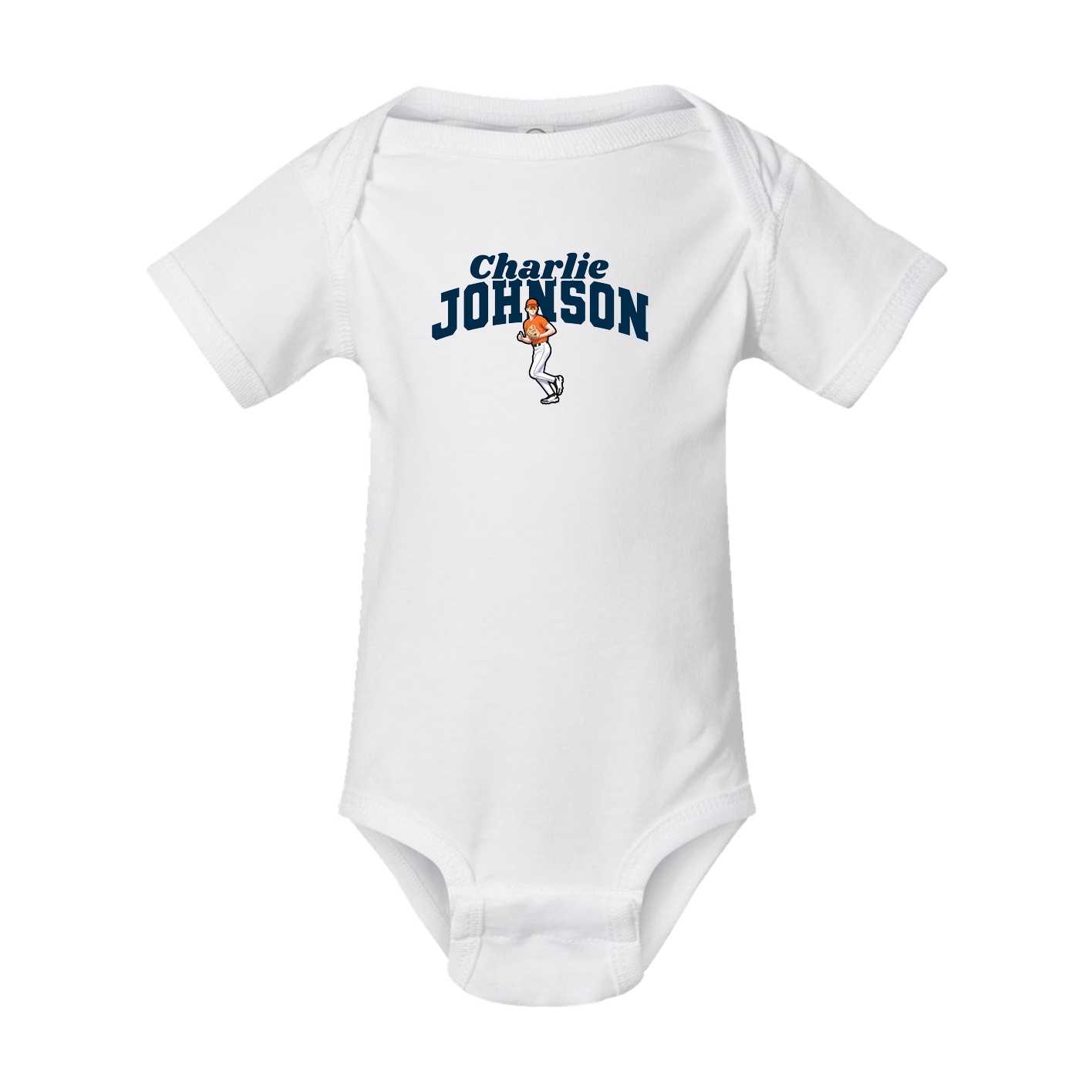 Baby Onesie — Signature Arch in White