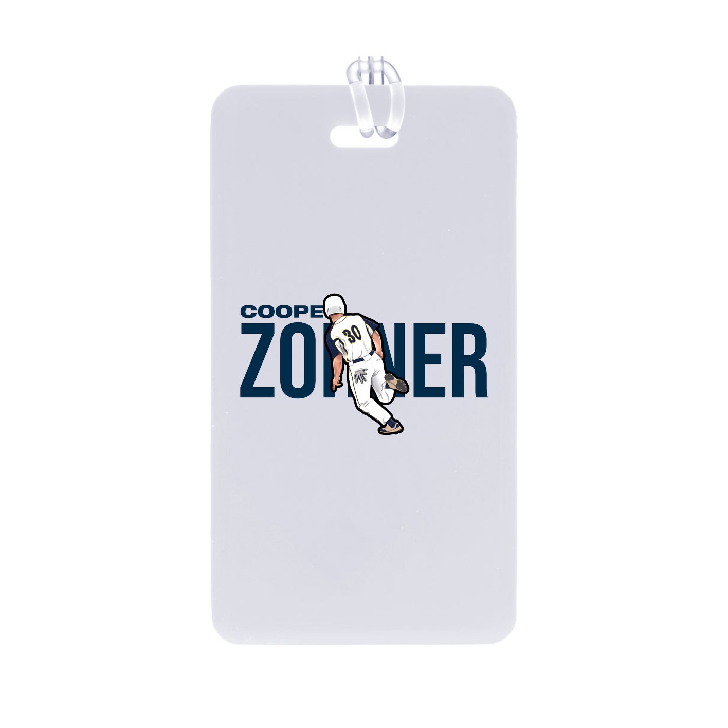 Bag Tag — Player Name in Classic