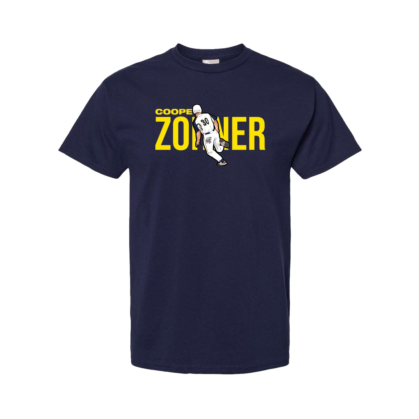 Tee — Player Name in Navy