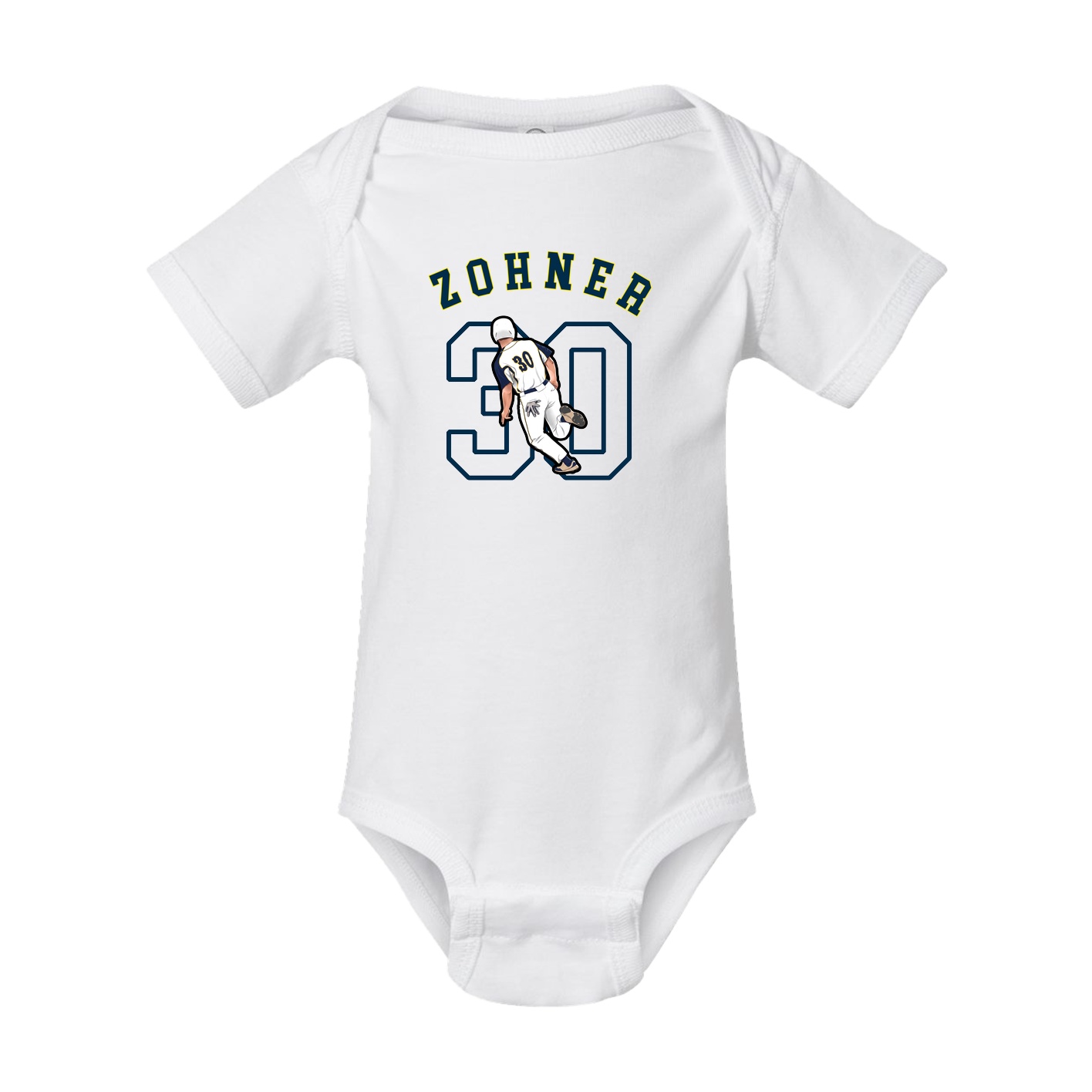Baby Onesie — Shirsey Arch in White